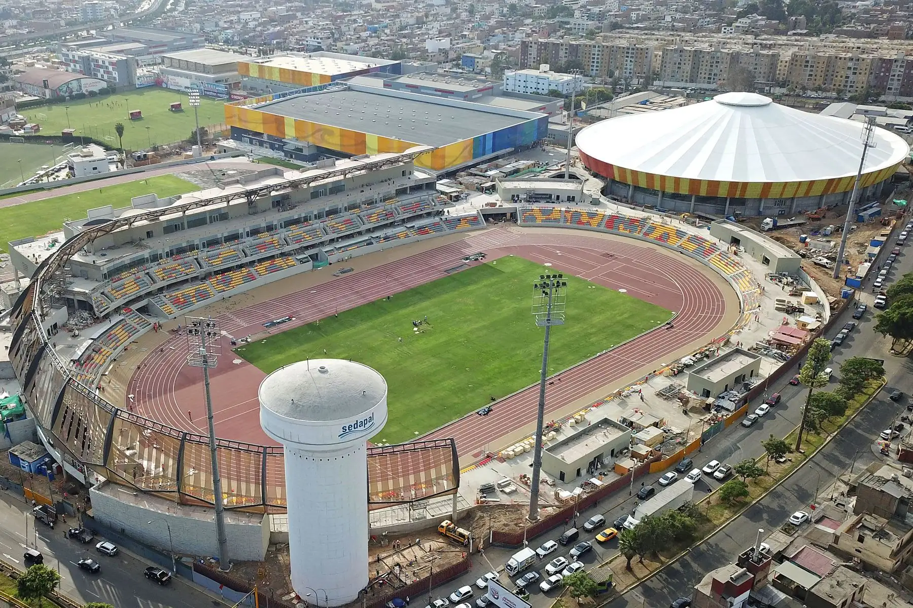 El Estadio de Atletismo ubicado dentro de la Villa Deportiva Nacional será sede de las competencias atléticas durante los Juegos Lima 2019
Foto: ANDINA/Difusión