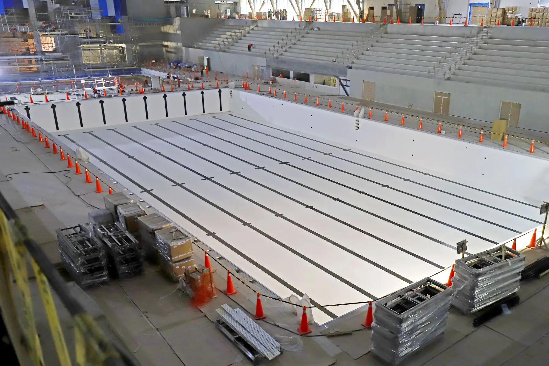 Avance de obras de Lima 2019 en el La Villa Deportiva Nacional (VIDENA).FOTO: Andina Difusión