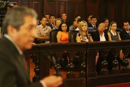 Congresista Edwin Donayre (APP) asiste a audiencia donde se vio su pedido de nulidad a la sentencia que lo condenó a cinco años por el robo de combustible.