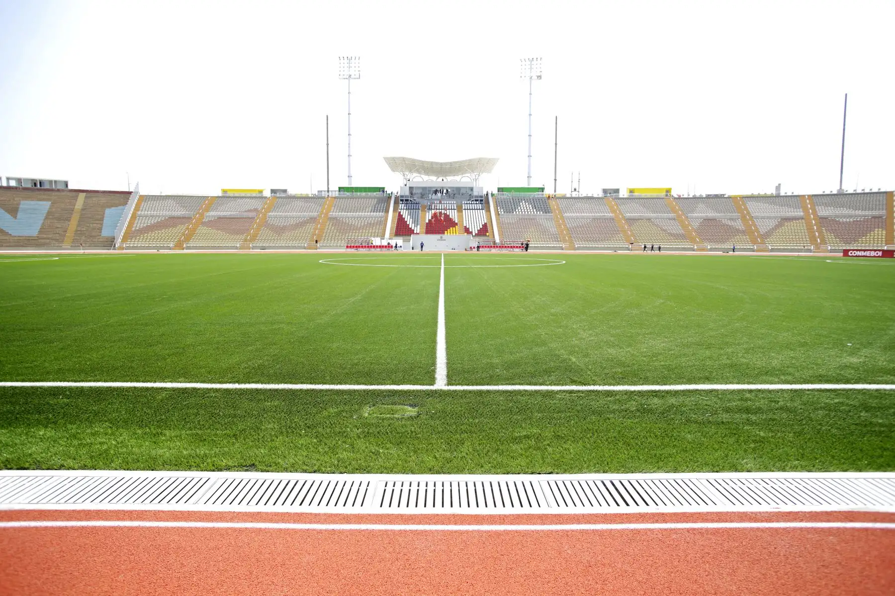 El estadio de fútbol de la Universidad Nacional Mayor de San Marcos luce renovado para los Juegos Panamericanos Lima 2019.Foto: ANDINA/Difusión