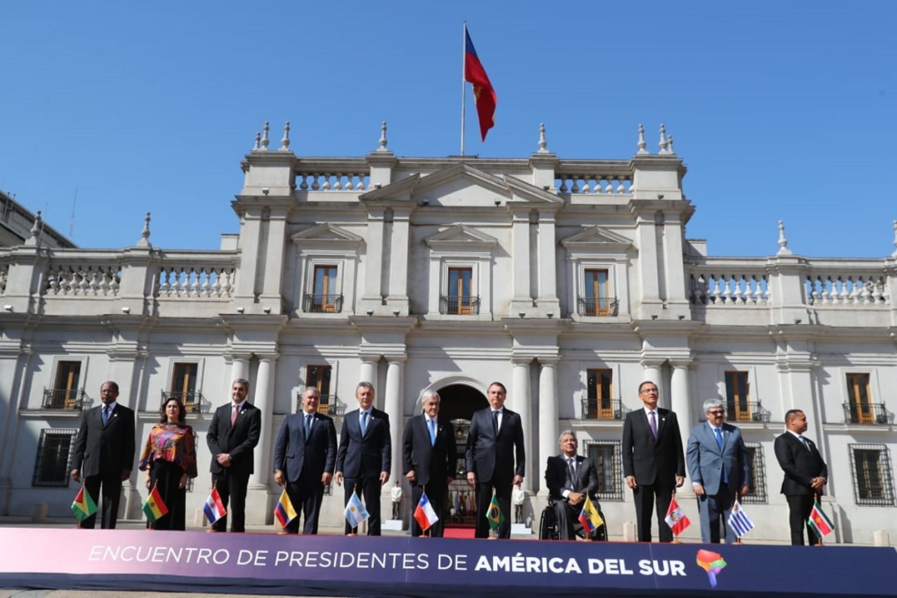 Presidente Martín Vizcarra participa en Santiago de Chile en el Encuentro de Presidentes de América del Sur 2019.