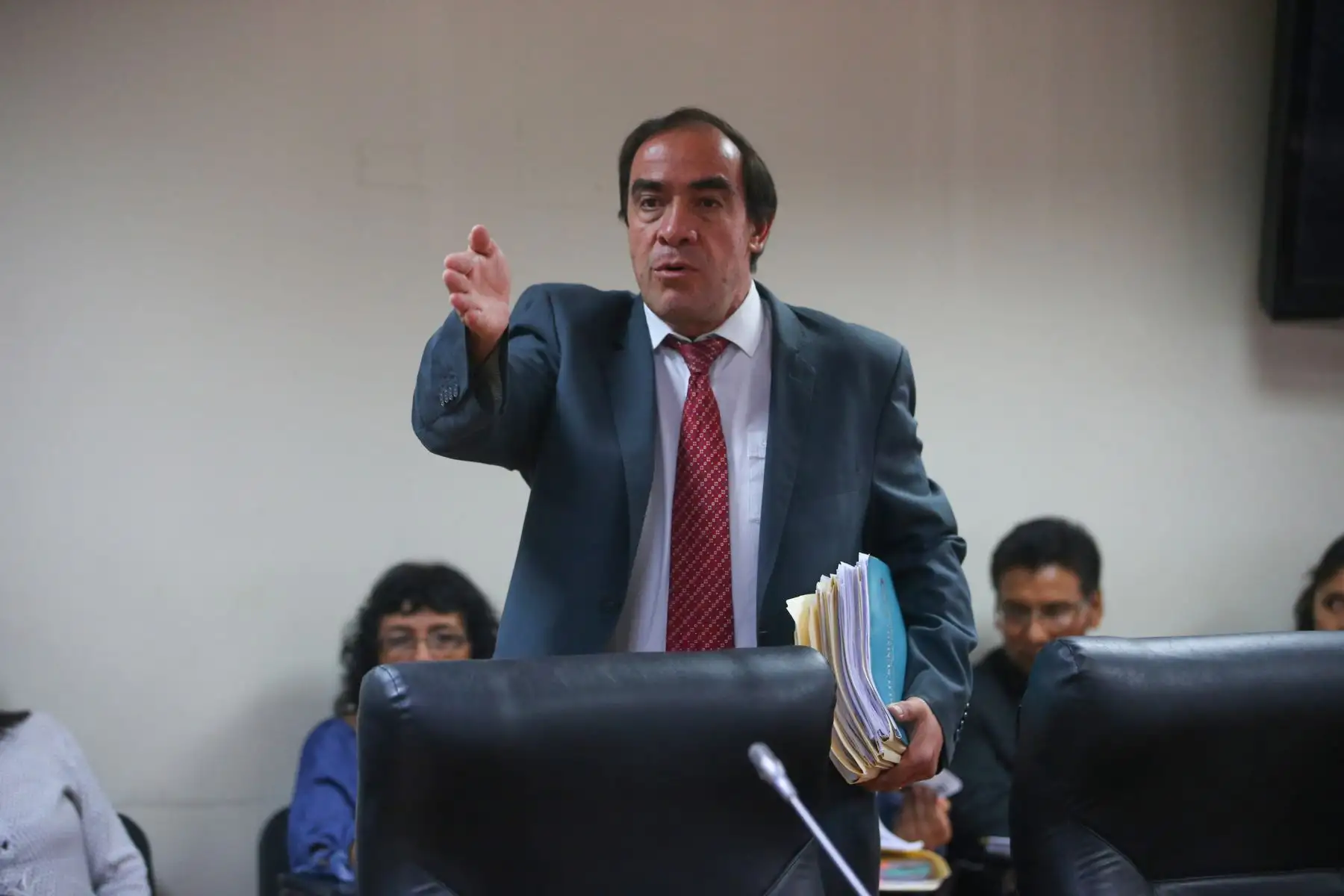 Comisión de Ética debate informe que recomienda suspender a Lescano por 120 días. Foto: ANDINA/ Vidal Tarqui