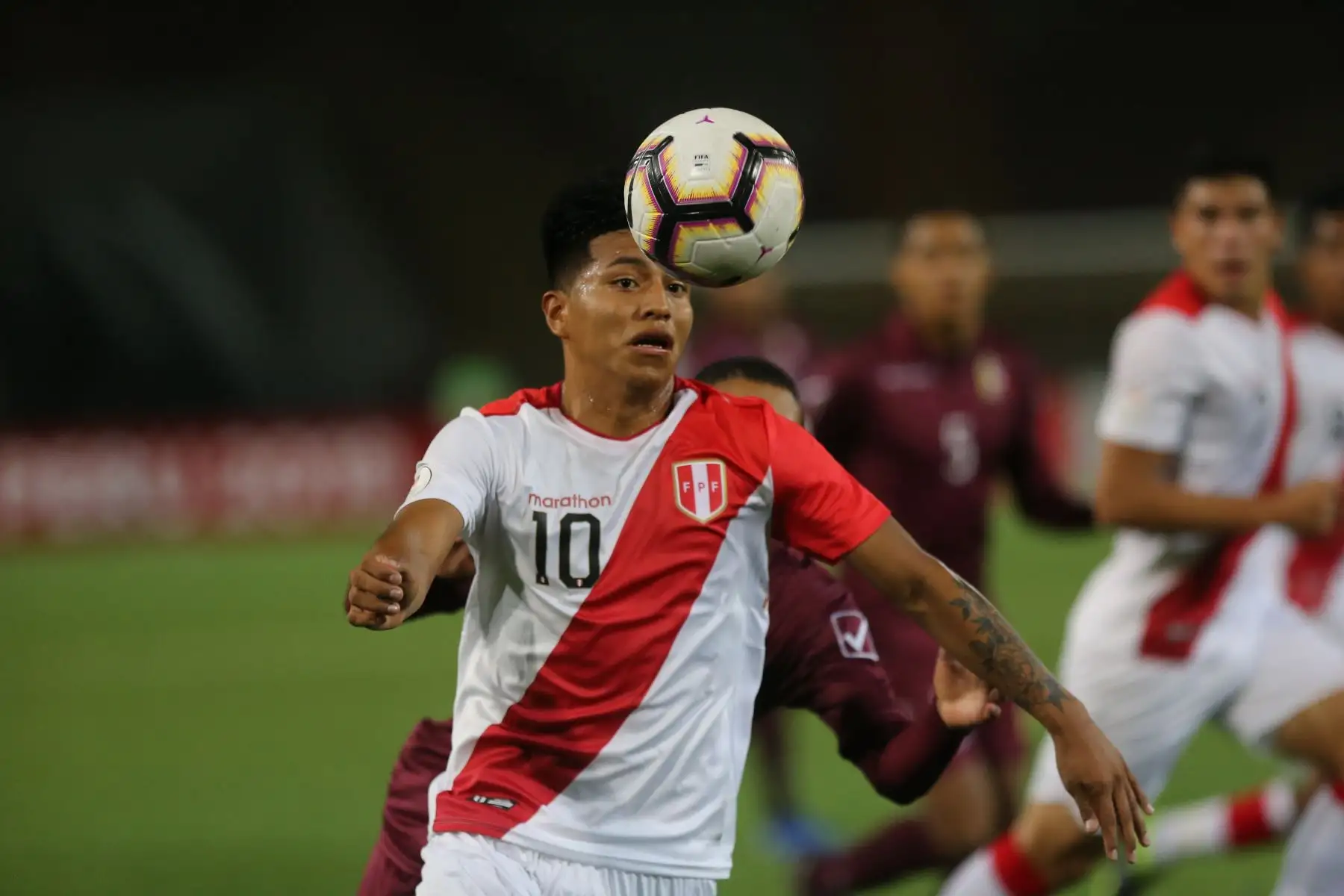 Perú empató sin goles con Venezuela por el Campeonato Sudamericano Sub-17, en el estadio UNMSM.Foto: ANDINA/Jhony Laurente