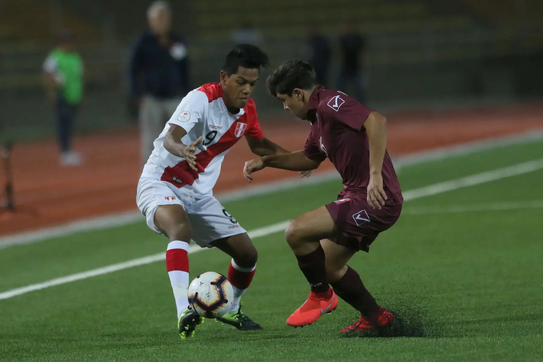 Perú empató sin goles con Venezuela por el Campeonato Sudamericano Sub-17, en el estadio UNMSM.Foto: ANDINA/Jhony Laurente