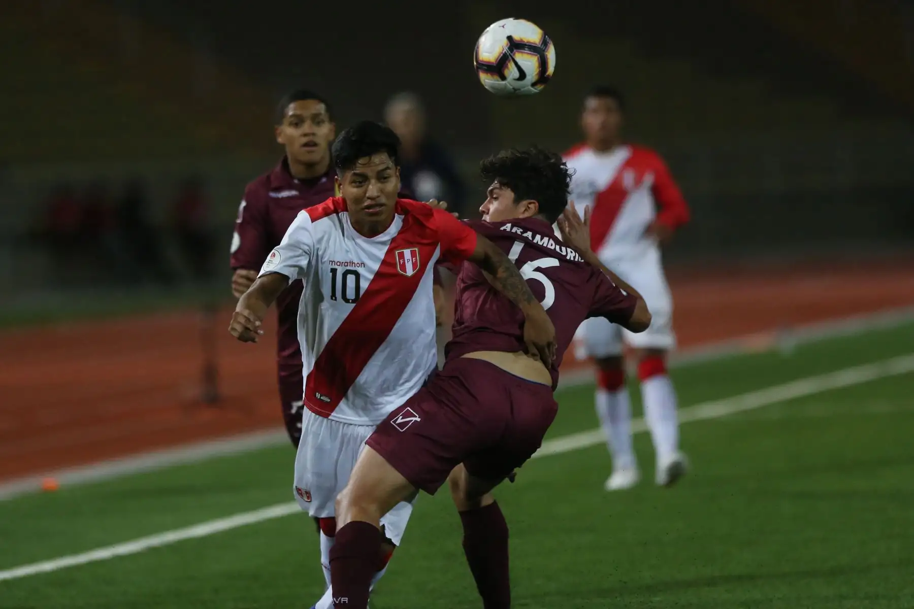 Perú empató sin goles con Venezuela por el Campeonato Sudamericano Sub-17, en el estadio UNMSM.Foto: ANDINA/Jhony Laurente