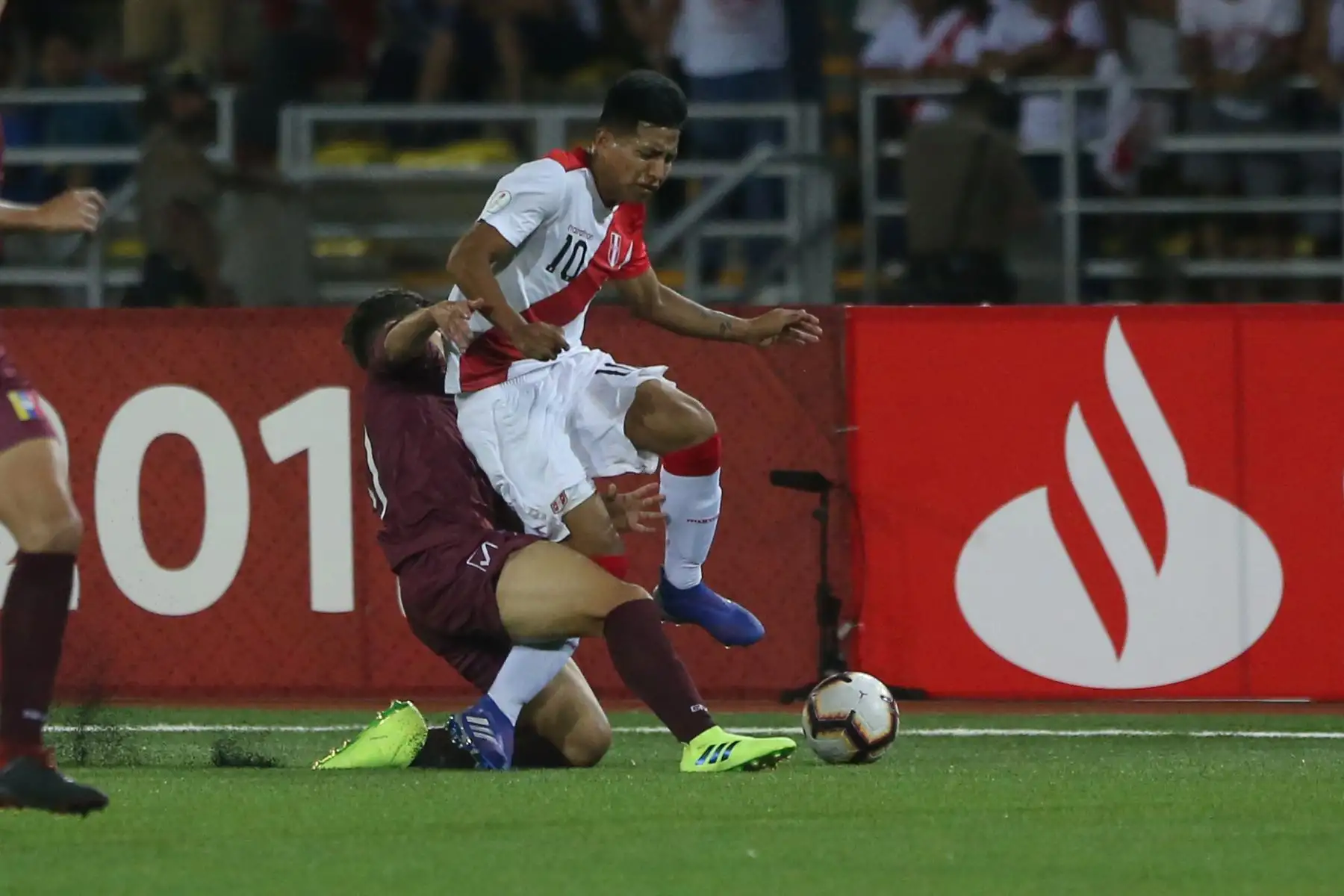 Perú empató sin goles con Venezuela por el Campeonato Sudamericano Sub-17, en el estadio UNMSM.Foto: ANDINA/Jhony Laurente