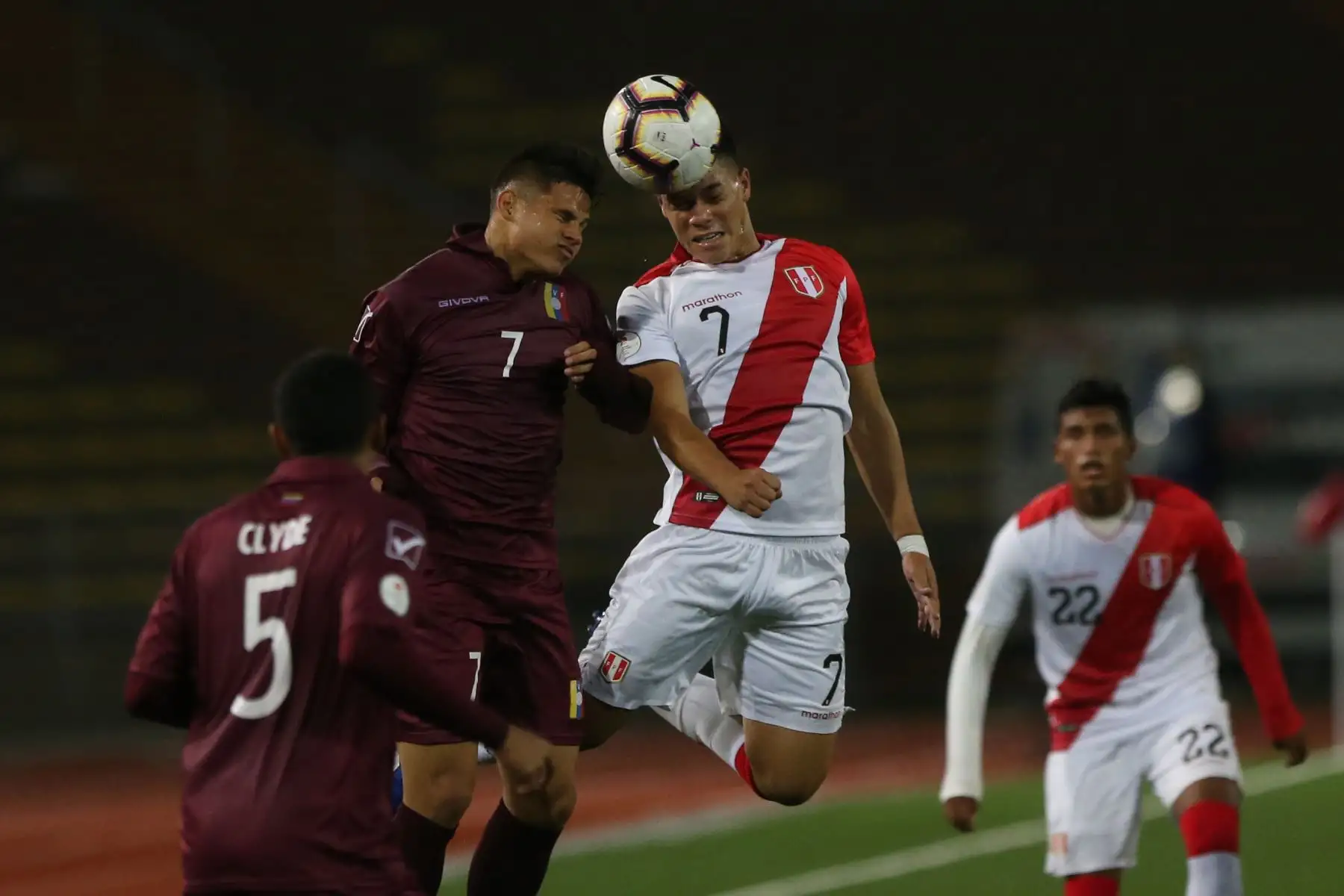 Perú empató sin goles con Venezuela por el Campeonato Sudamericano Sub-17, en el estadio UNMSM.Foto: ANDINA/Jhony Laurente