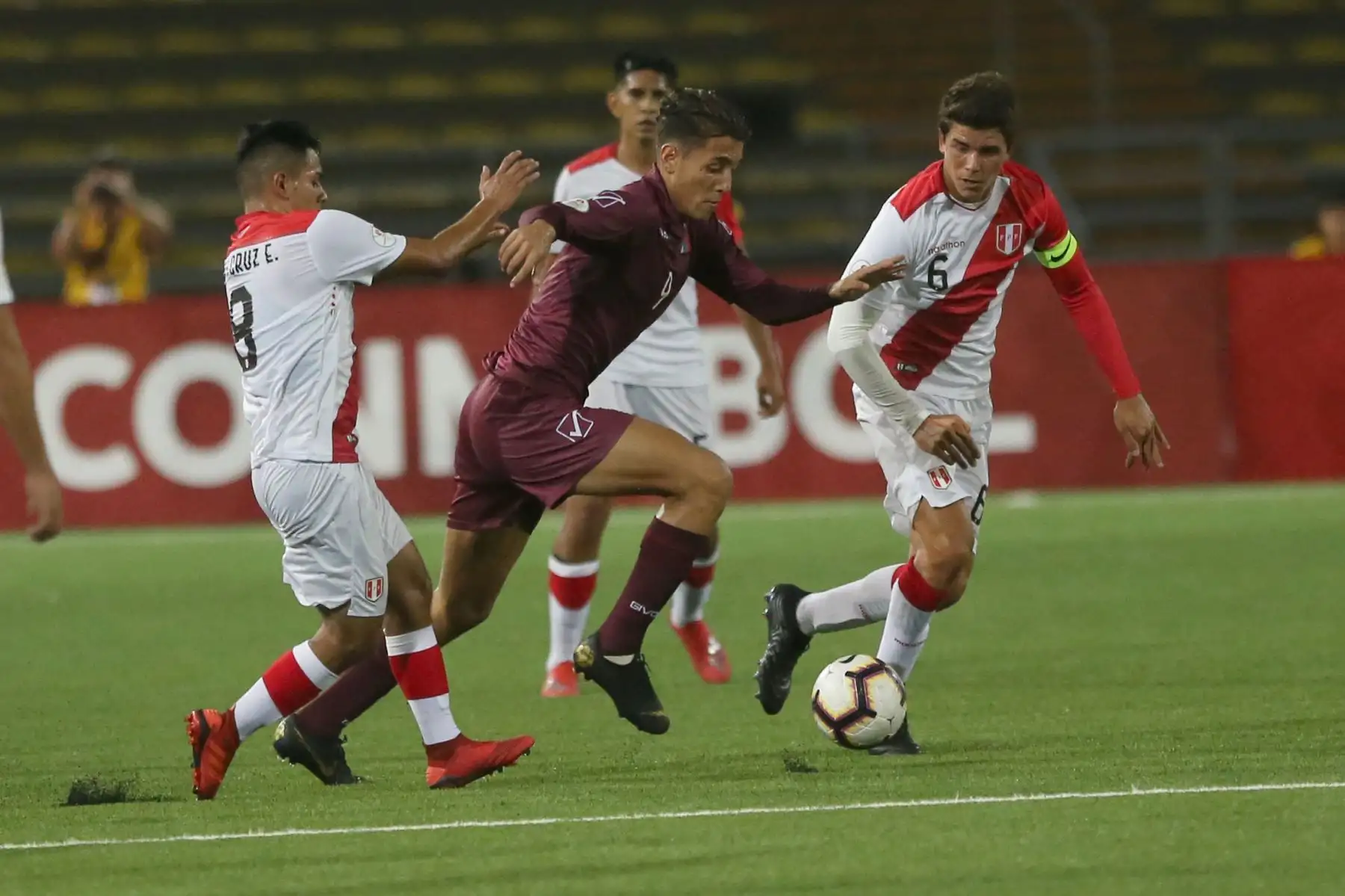 Perú empató sin goles con Venezuela por el Campeonato Sudamericano Sub-17, en el estadio UNMSM.Foto: ANDINA/Jhony Laurente