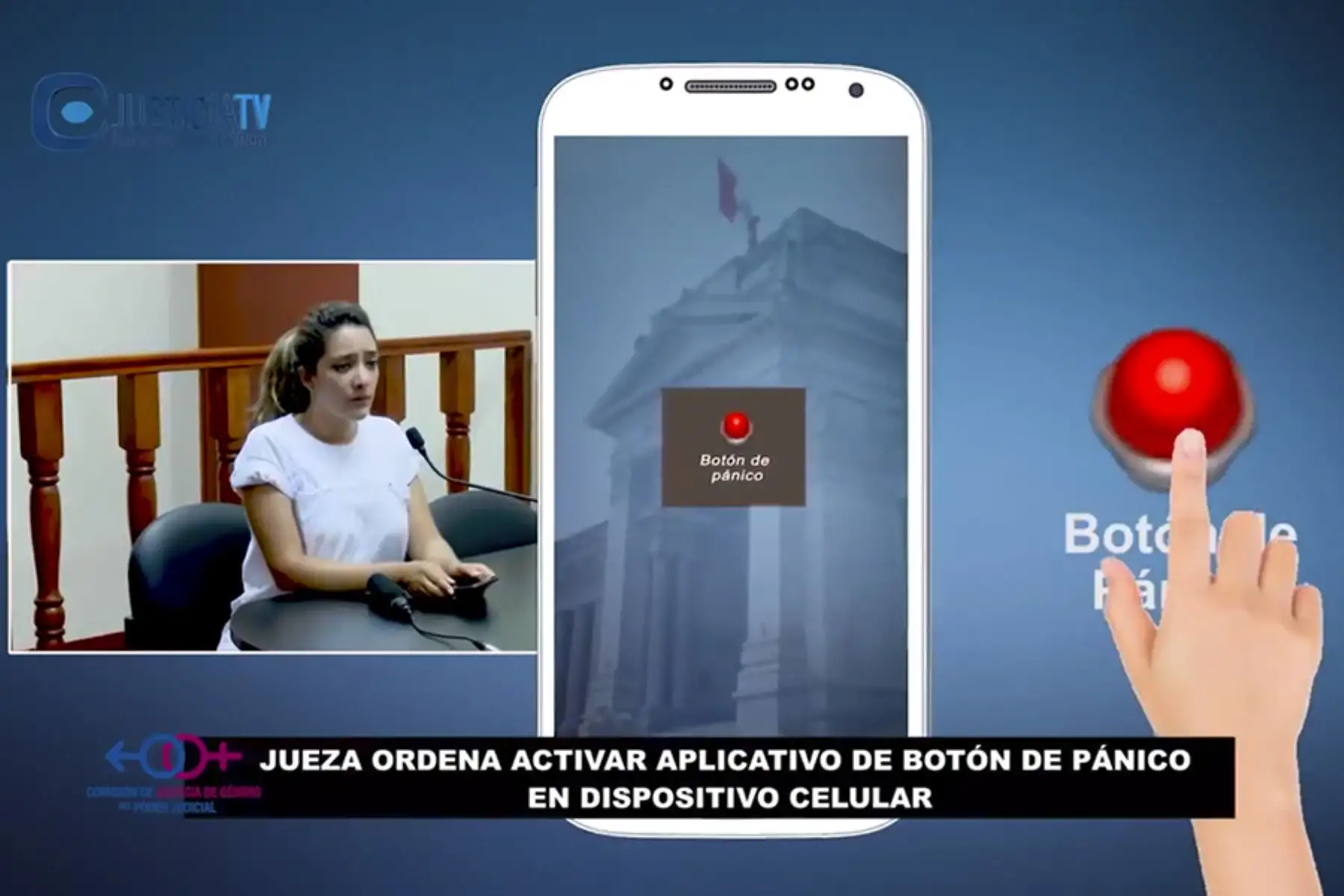 Corte Superior del Santa implementa botón de pánico para víctimas de violencia familiar. ANDINA/Difusión