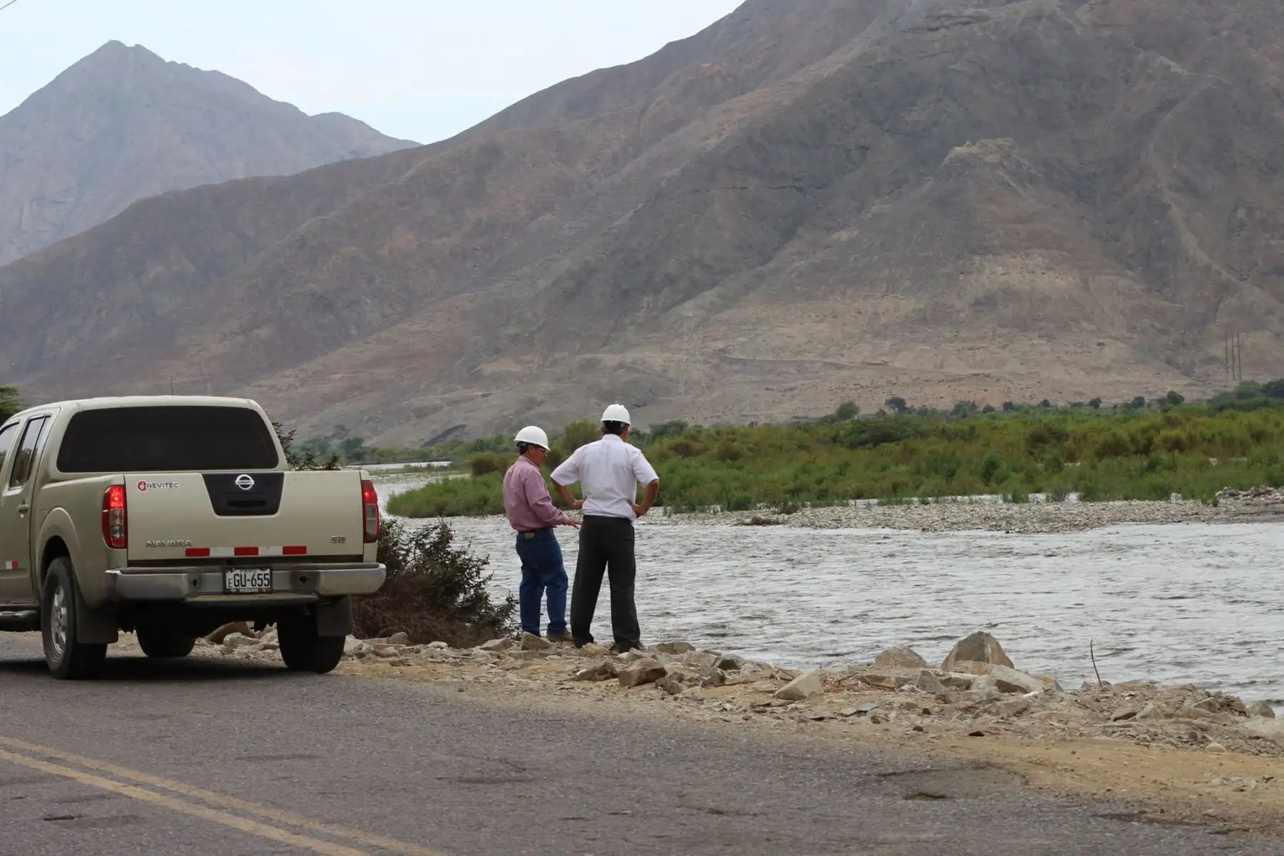 Áncash permanece en alerta por el alto caudal que registra el río Santa. ANDINA