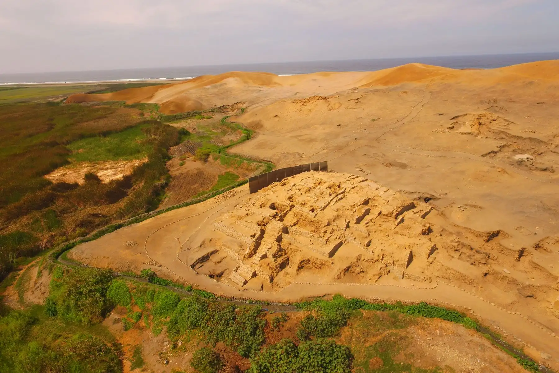 Áspero, la ciudad pesquera de la civilización Caral, lideró el intercambio intercultural hace 5,000 años. Foto: ANDINA/Difusión
