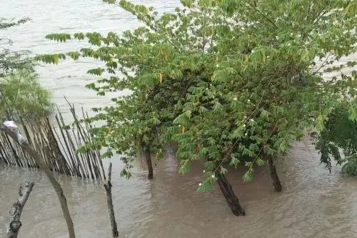 Desborde del río Marañón deja 25 familias damnificadas y 15 afectadas en Amazonas. Foto: Ebert Gilberto Bravo/Facebook