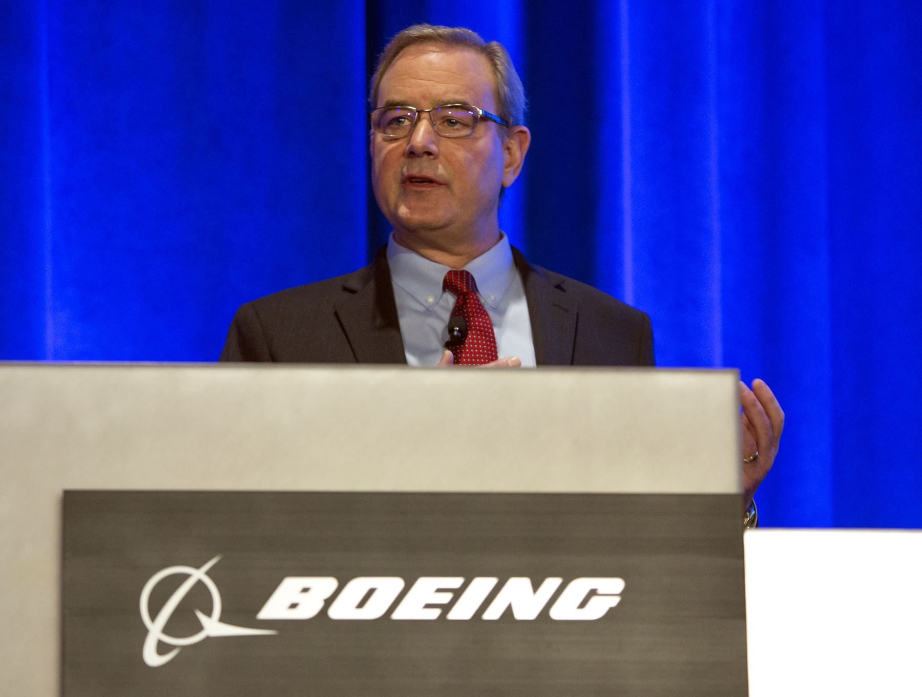 Mike Sinnett, vicepresidente de estrategia de productos de Boeing. Foto: AFP