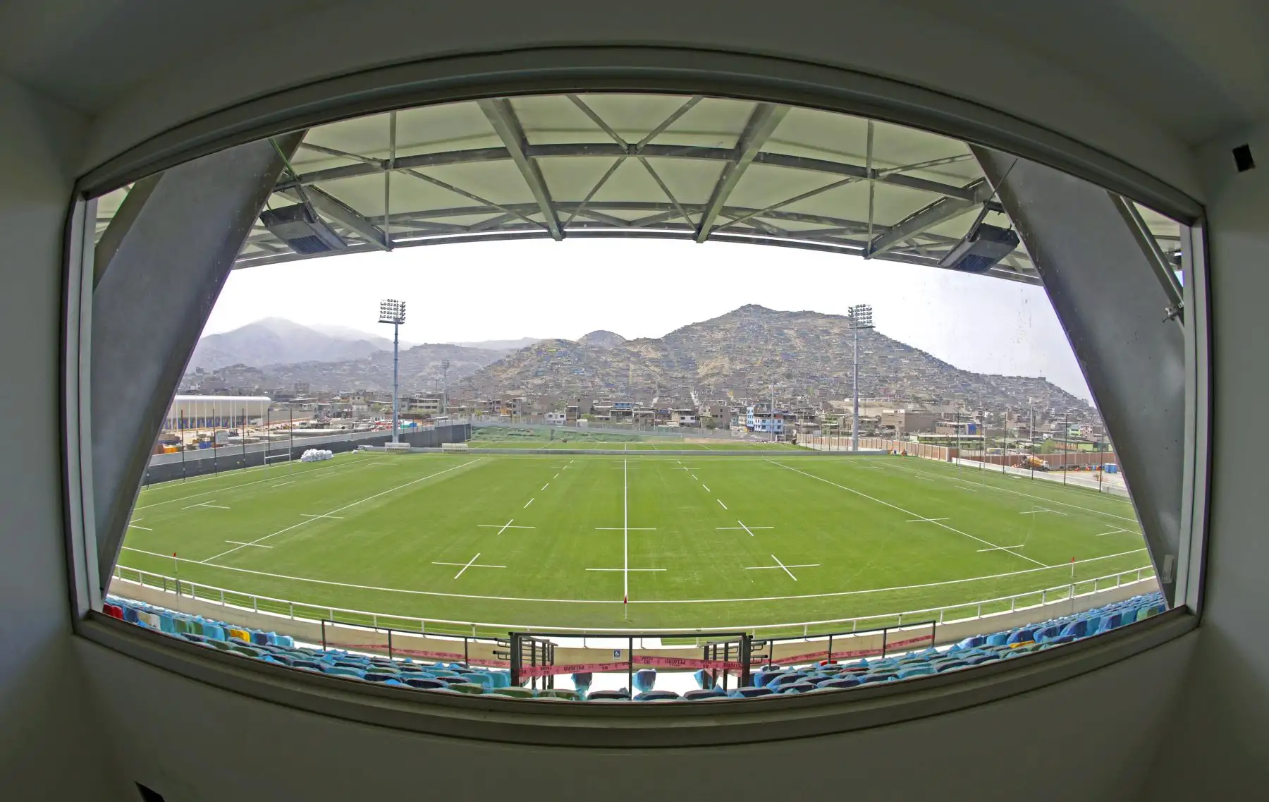 Campo principal del campo de Rugby, en el Complejo Villa María del Triunfo.FOTO: ANDINA/LIMA 2019