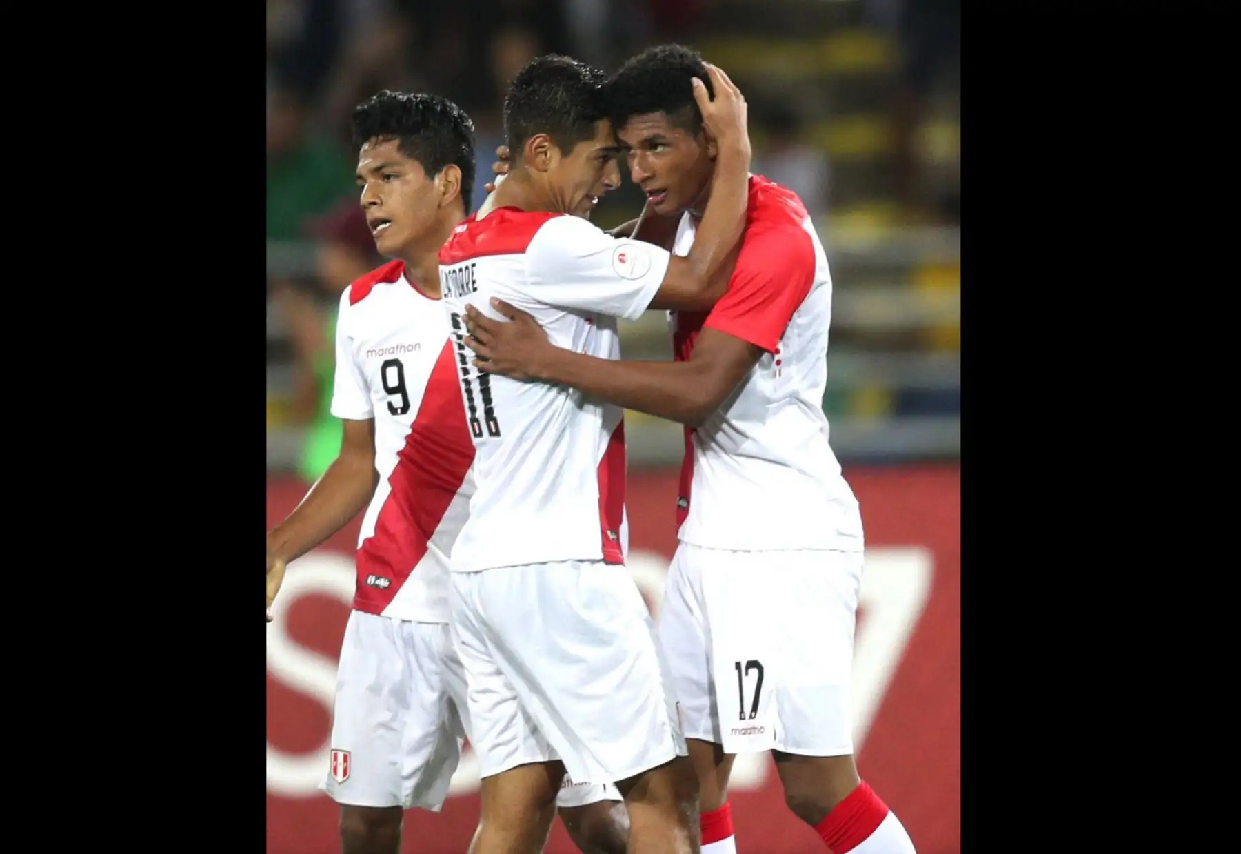 Perú vence 3-1 a su similar de Bolivia por el Sudamericano Sub 17 en el estadio San Marcos.Foto: ANDINA/FPF