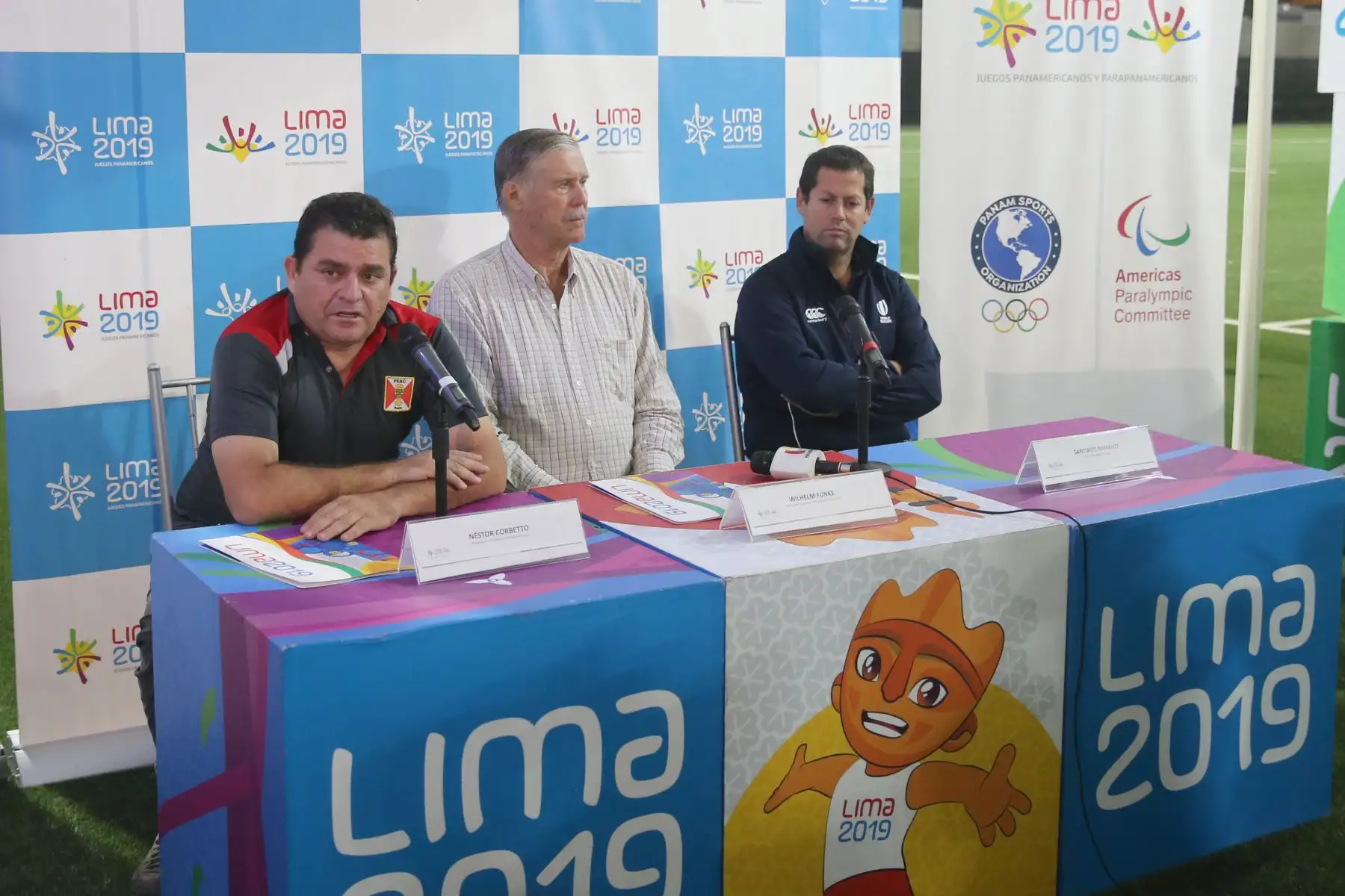 Lima 2019 entregó el Estadio de Rugby 7 a la Federación Deportiva Peruana de Rugby, en el Complejo Villa Maria del Triunfo.Foto: ANDINA/Jhony Laurente