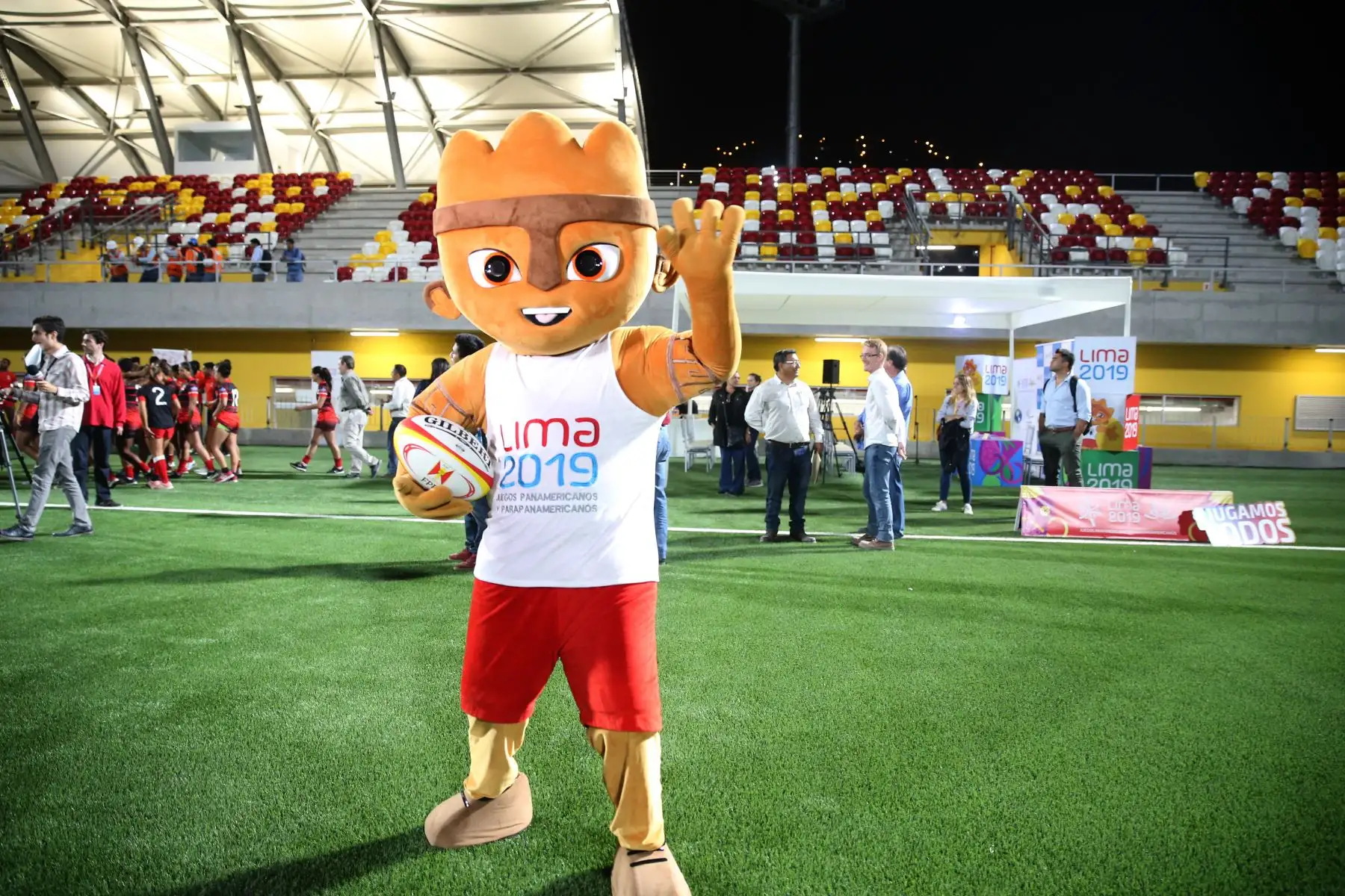 Lima 2019 entregó el Estadio de Rugby 7 a la Federación Deportiva Peruana de Rugby, en el Complejo Villa Maria del Triunfo.Foto: ANDINA/Jhony Laurente