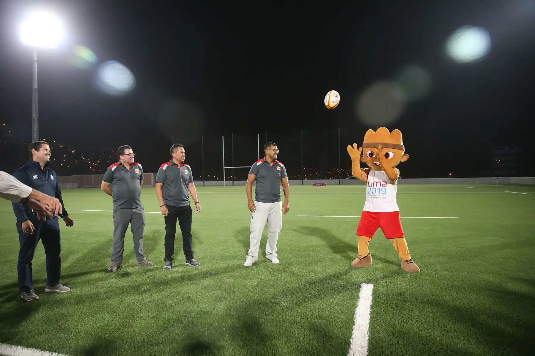Lima 2019 entregó el Estadio de Rugby 7 a la Federación Deportiva Peruana de Rugby, en el Complejo Villa Maria del Triunfo.Foto: ANDINA/Jhony Laurente