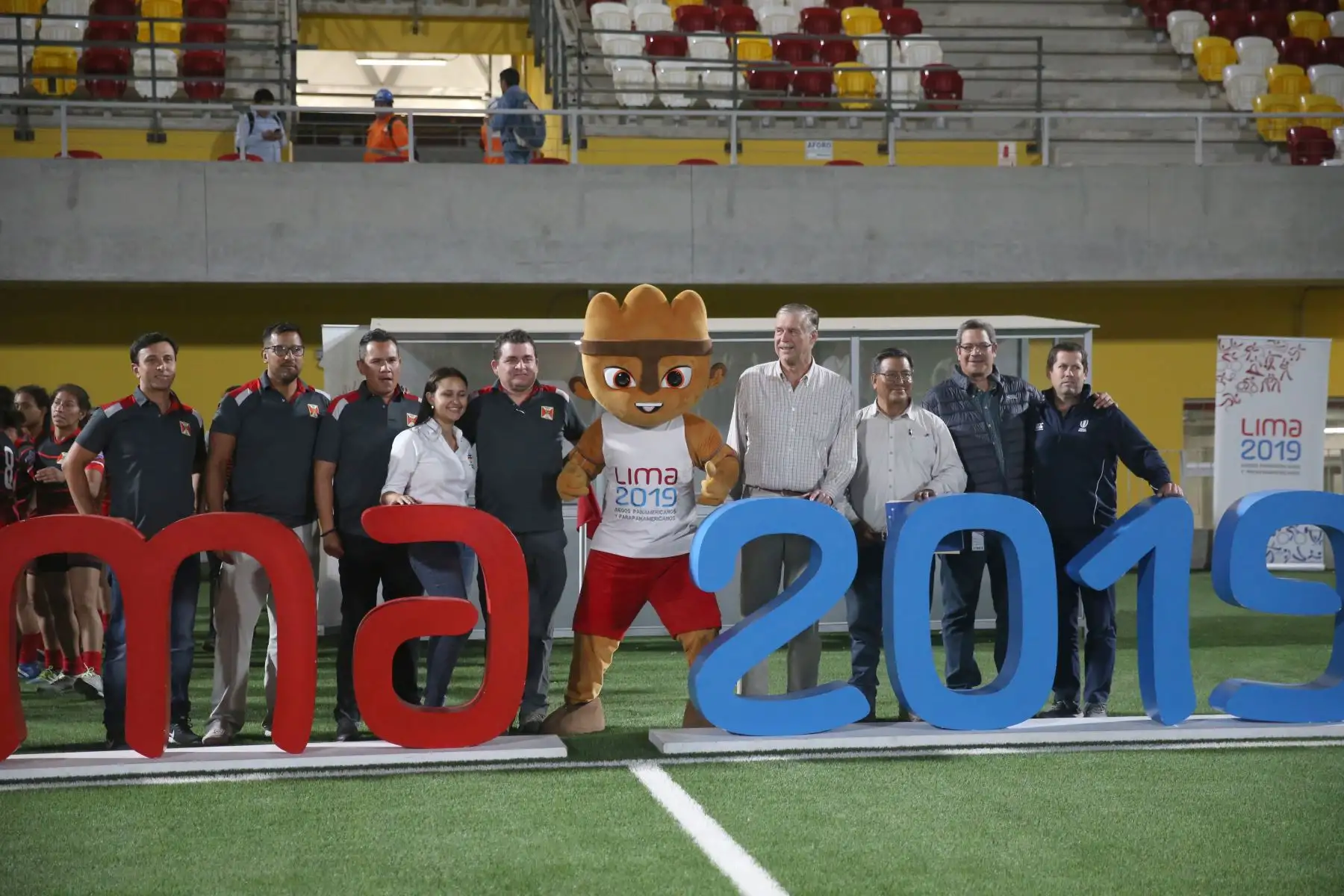 Lima 2019 entregó el Estadio de Rugby 7 a la Federación Deportiva Peruana de Rugby, en el Complejo Villa Maria del Triunfo.Foto: ANDINA/Jhony Laurente