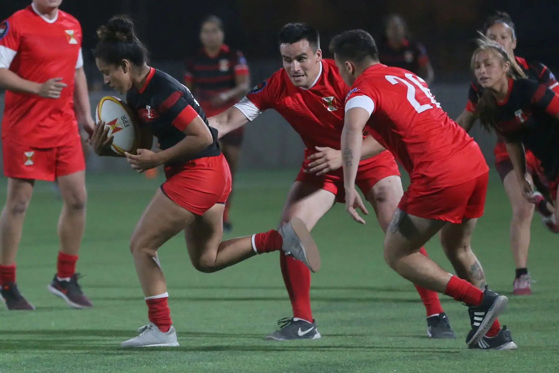 Lima 2019 entregó el Estadio de Rugby 7 a la Federación Deportiva Peruana de Rugby, en el Complejo Villa Maria del Triunfo.Foto: ANDINA/Jhony Laurente