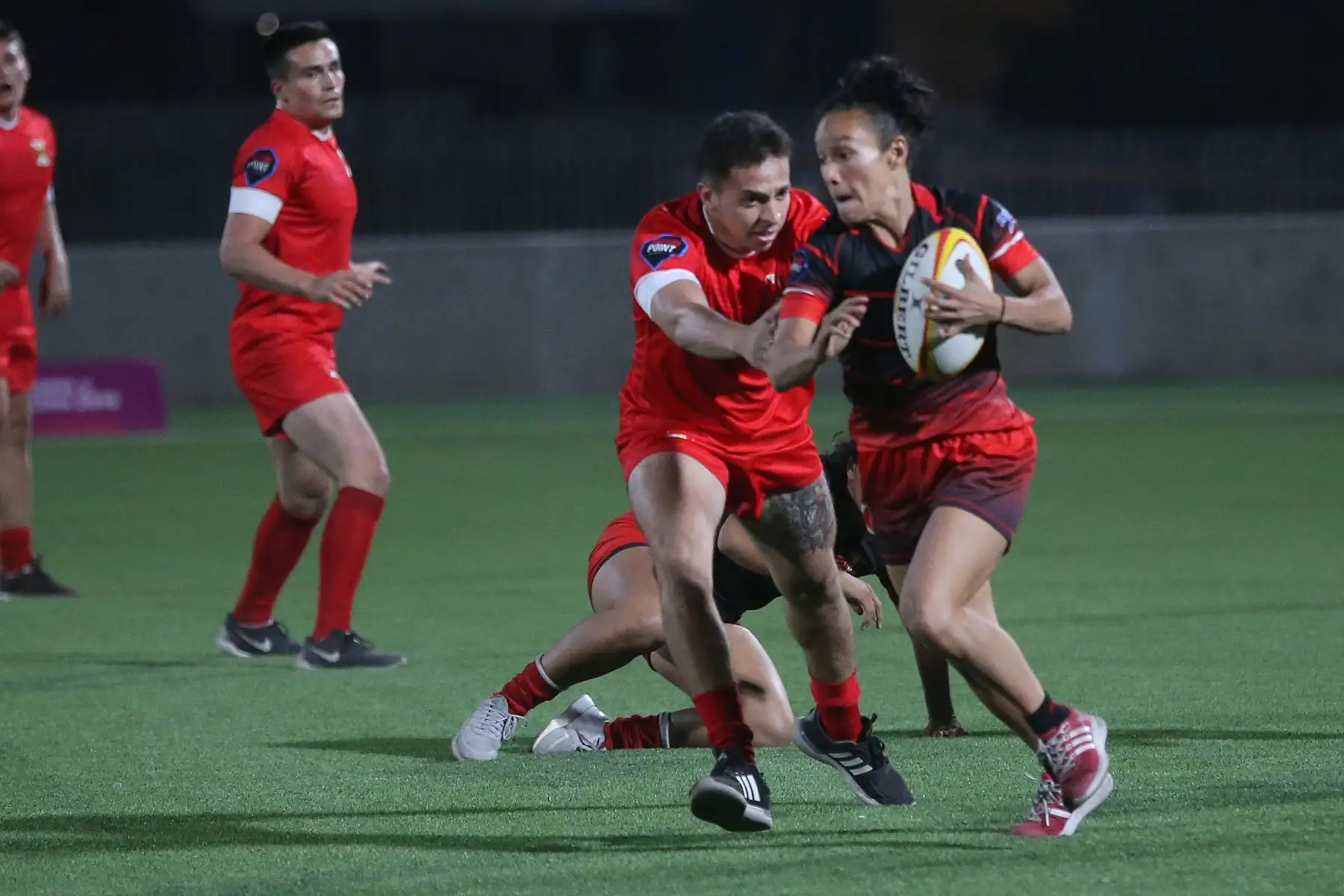 Lima 2019 entregó el Estadio de Rugby 7 a la Federación Deportiva Peruana de Rugby, en el Complejo Villa Maria del Triunfo.Foto: ANDINA/Jhony Laurente