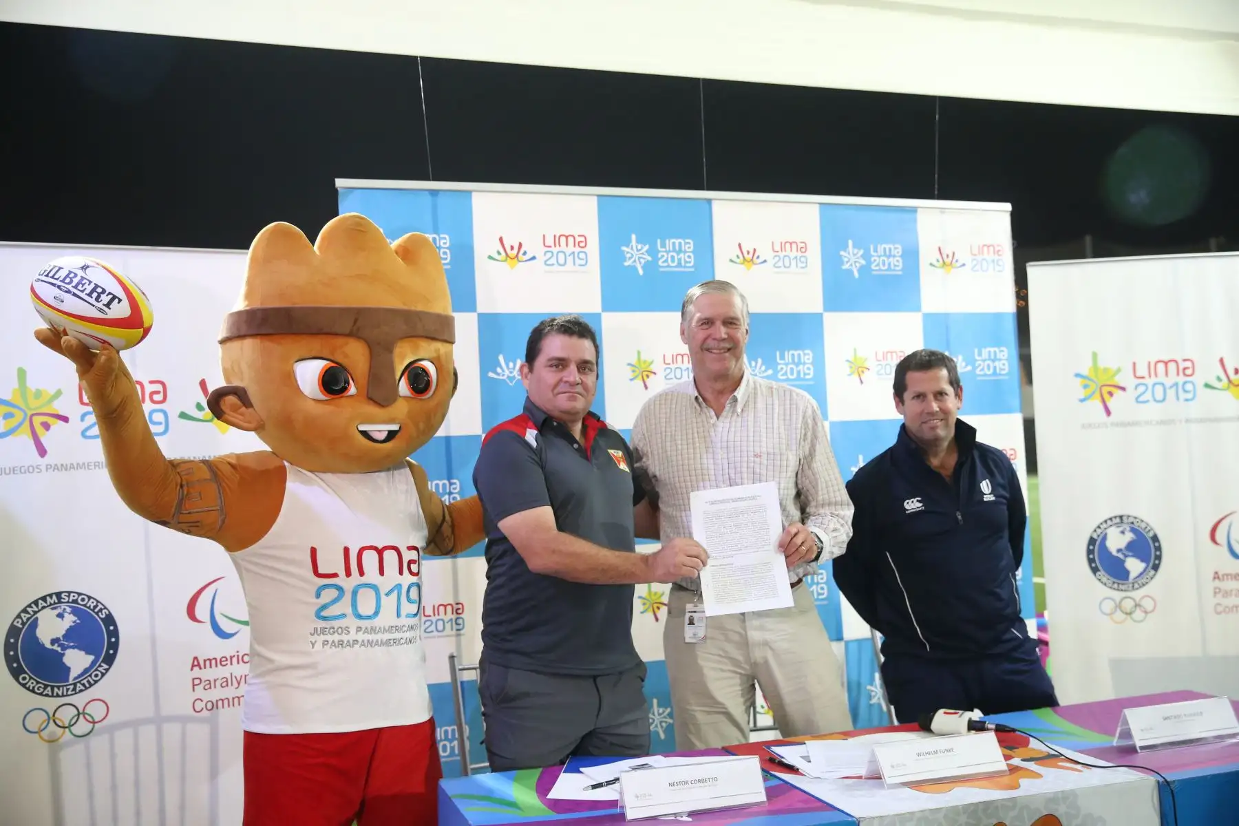 Lima 2019 entregó el Estadio de Rugby 7 a la Federación Deportiva Peruana de Rugby, en el Complejo Villa Maria del Triunfo.Foto: ANDINA/Jhony Laurente