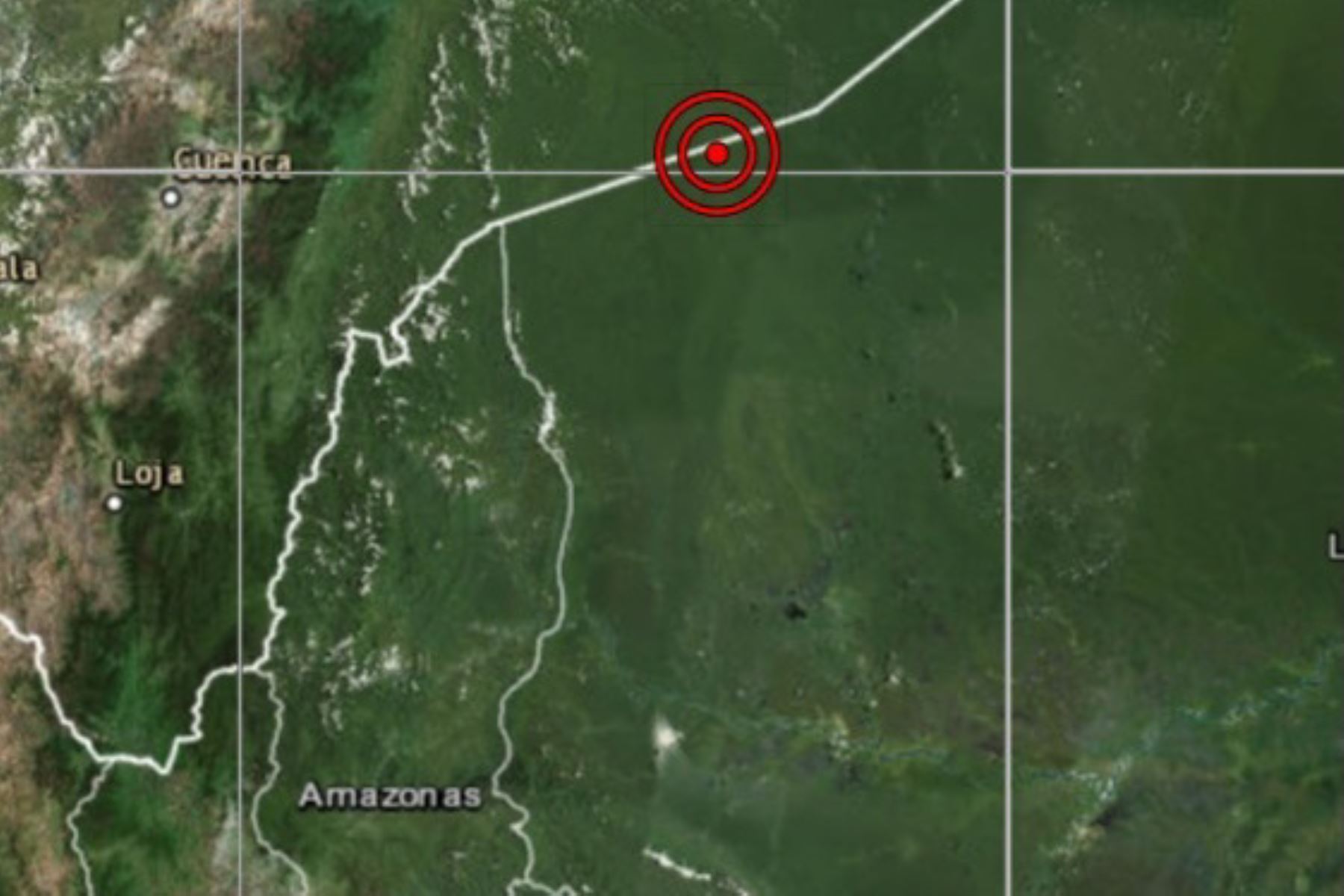 Epicentro del sismo de magnitud 4.7 se ubicó cerca de la localidad de Pastaza, en Loreto. ANDINA/Difusión