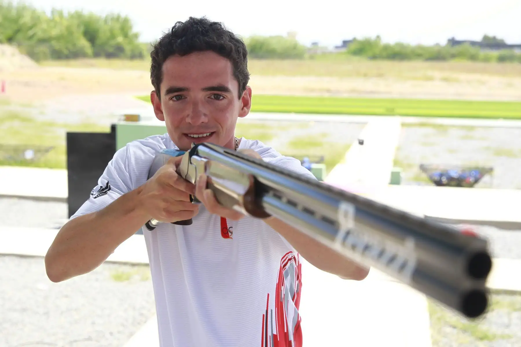 Entrevista al deportista peruano  en Tiro, Alessandro De Souza Ferreira. Foto: ANDINA/Eddy Ramos