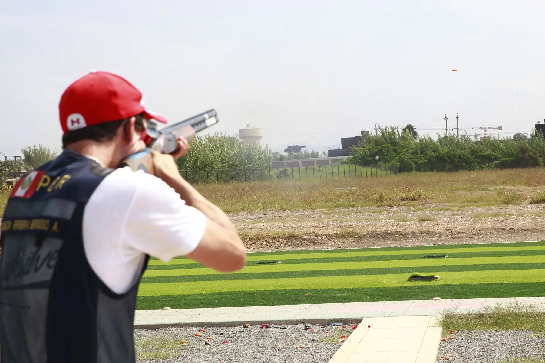 Entrevista al deportista peruano  en Tiro, Alessandro De Souza Ferreira. Foto: ANDINA/Eddy Ramos