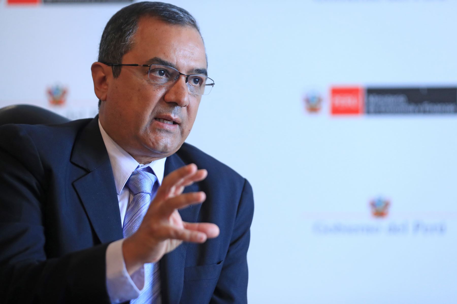 Ministro de Economía y Finanzas, Carlos Oliva.Foto:  ANDINA/Carlos Lezama