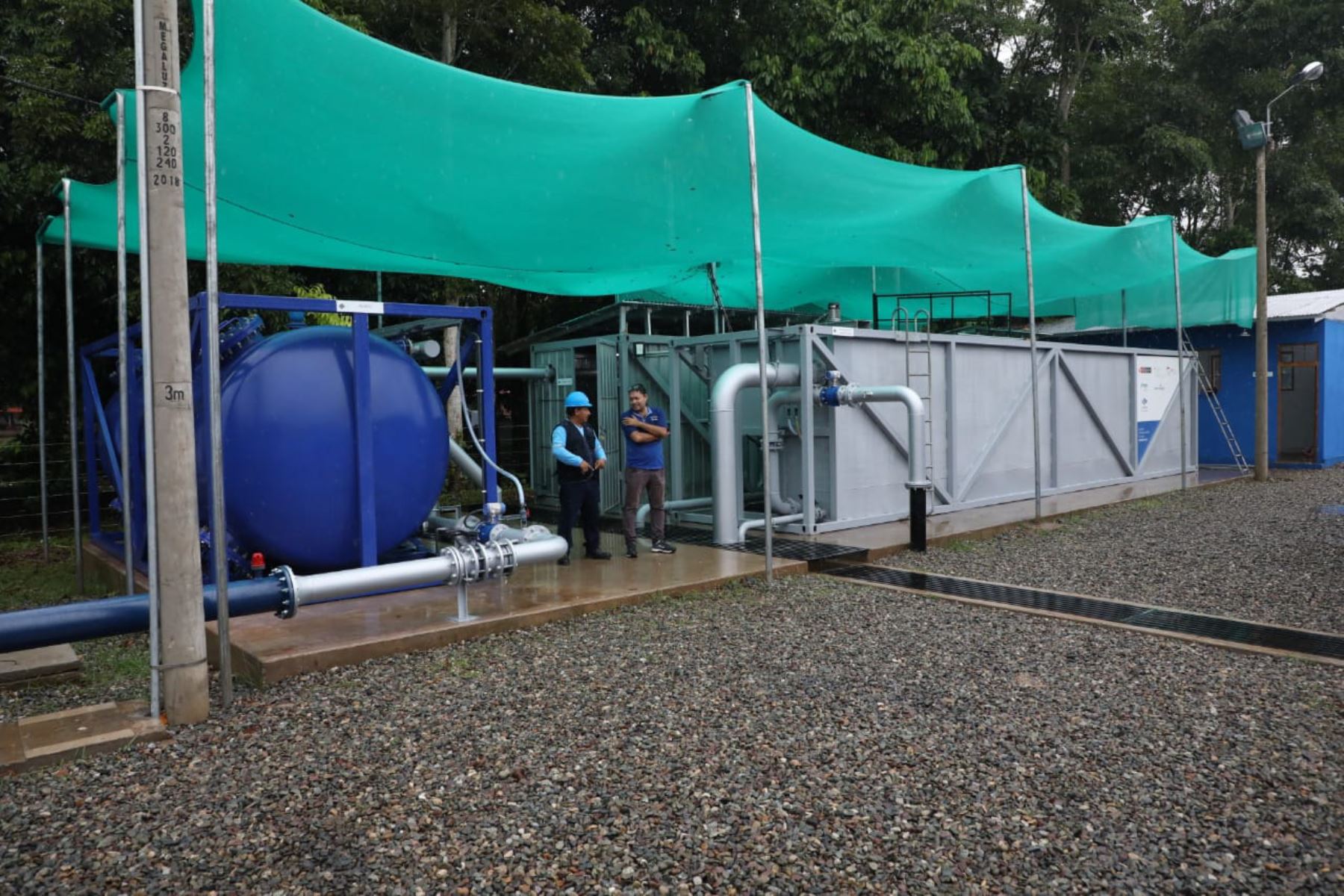 Emapa San Martín instaló una planta portátil de tratamiento de agua potable en beneficio de las localidades de Bellavista y Morales.