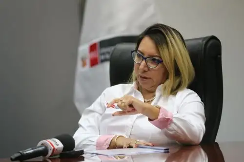 Ministra de la Producción, Rocio Barrios. ANDINA/Jhony Laurente
