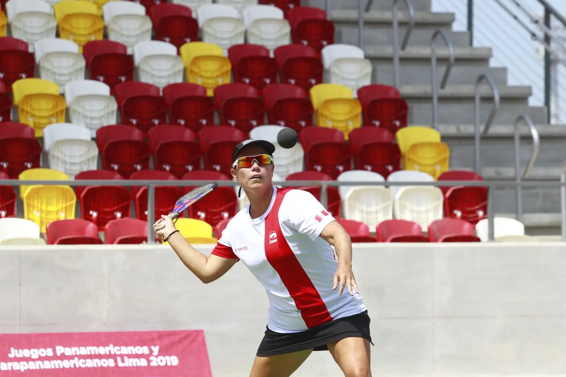 En el marco de Panamericanos Lima 2019 se hace entrega de canchas de pelota vasca y paleta frontón a la Federación Peruana de Paleta Frontón. Foto: ANDINA/Eddy Ramos