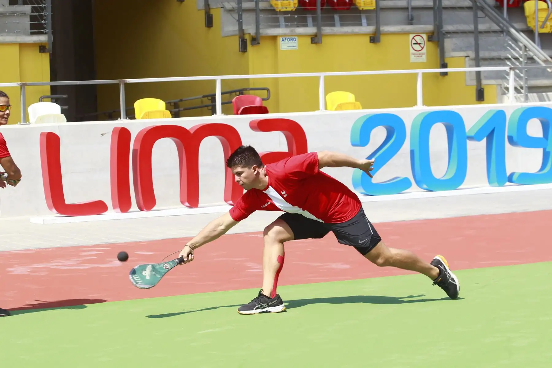 En el marco de Panamericanos Lima 2019 se hace entrega de canchas de pelota vasca y paleta frontón a la Federación Peruana de Paleta Frontón. Foto: ANDINA/Eddy Ramos