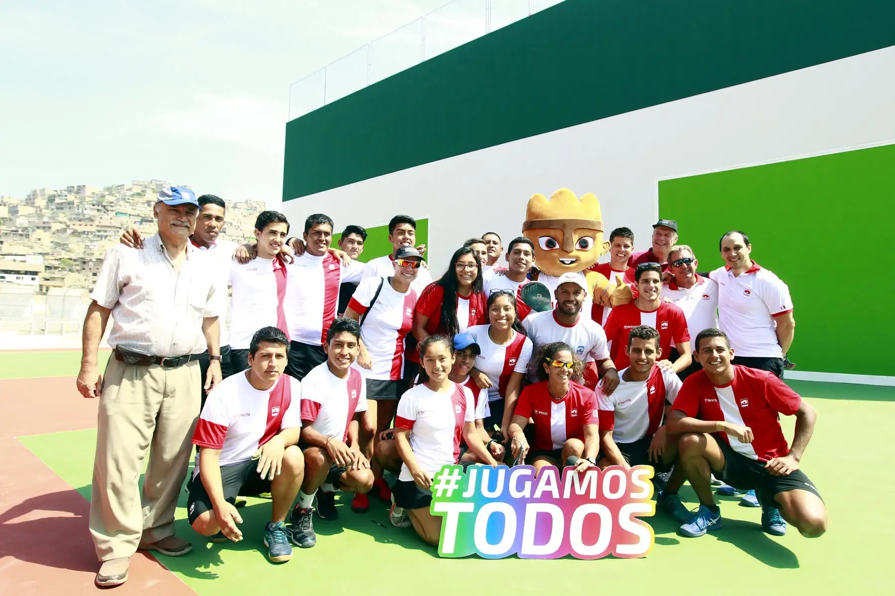 En el marco de Panamericanos Lima 2019 se hace entrega de canchas de pelota vasca y paleta frontón a la Federación Peruana de Paleta Frontón. Foto: ANDINA/Eddy Ramos