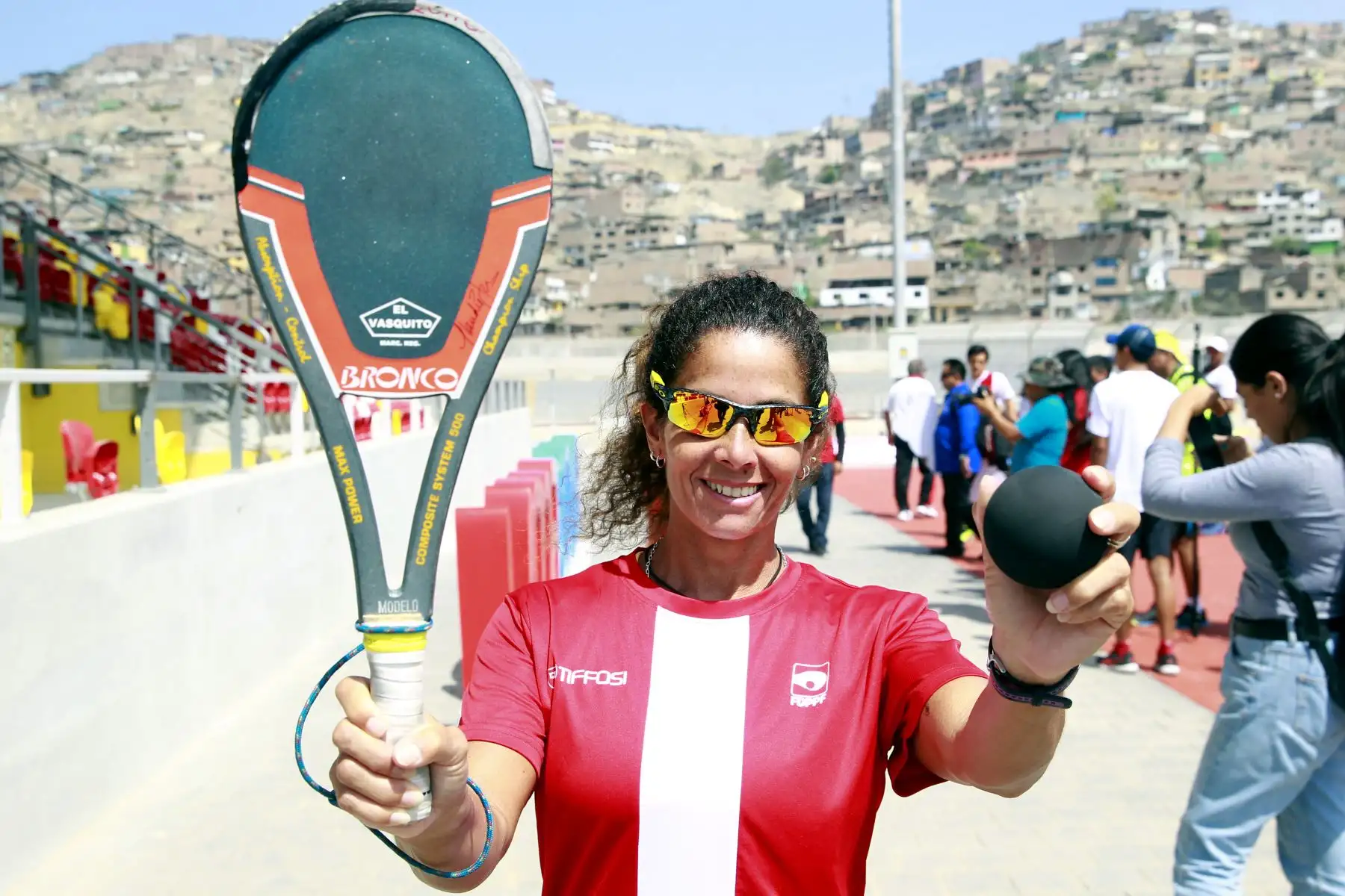 En el marco de Panamericanos Lima 2019 se hace entrega de canchas de pelota vasca y paleta frontón a la Federación Peruana de Paleta Frontón. Foto: ANDINA/Eddy Ramos