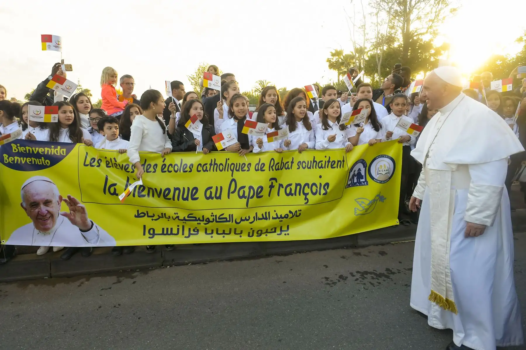 Papa Francisco visita Marruecos. AFP