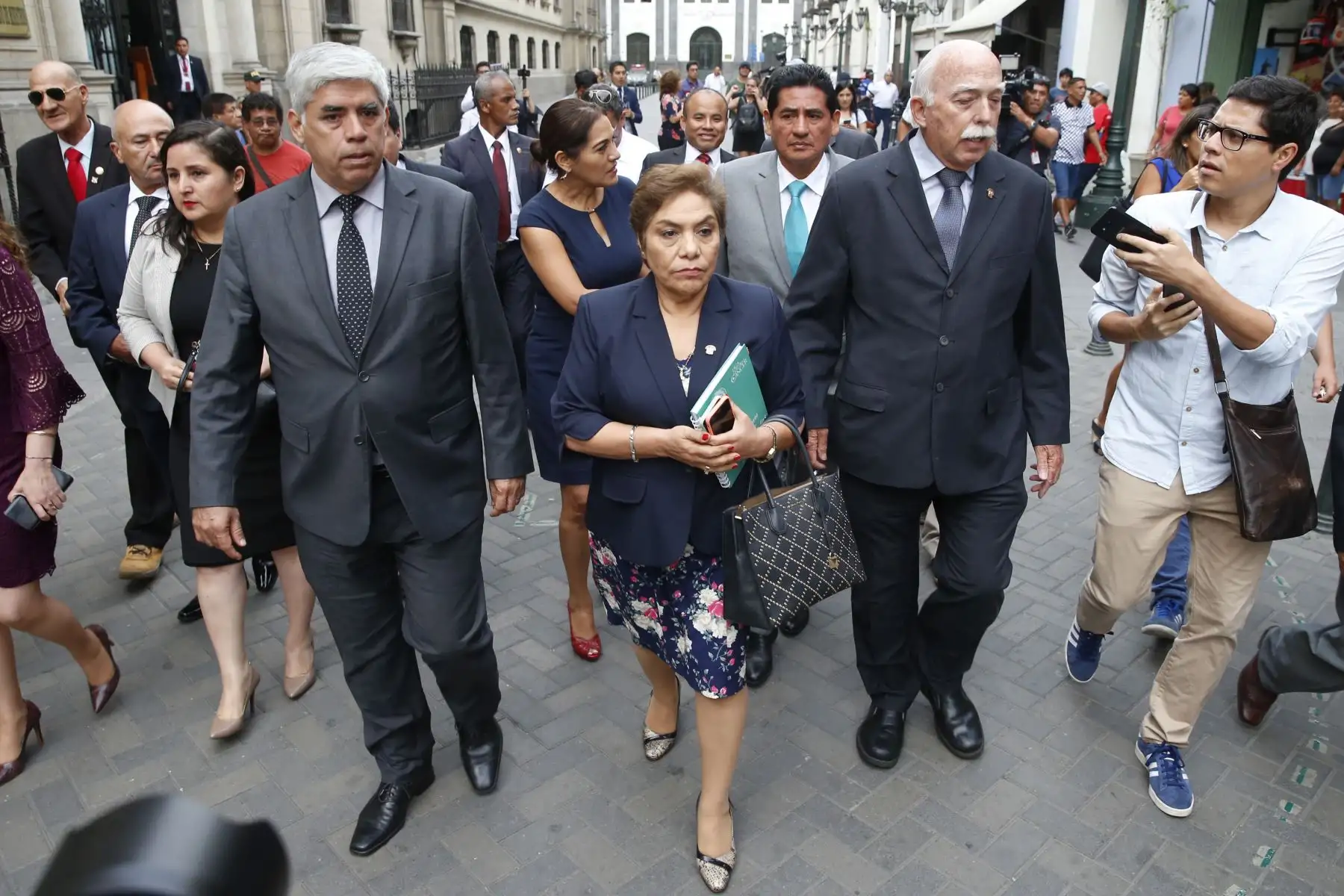 Presidente del Consejo de Ministros, Salvador del Solar se reunió con la bancada de Fuerza Popular.
Foto: ANDINA/Nathalie Sayago