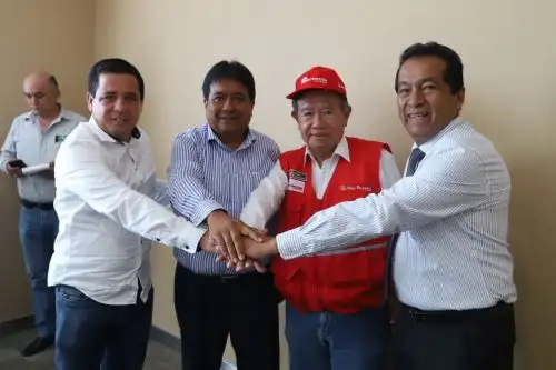El director ejecutivo de la Autoridad para la Reconstrucción con Cambios (ARCC), Nelson Chui, se reunió con el gobernador regional y alcaldes de Tumbes.