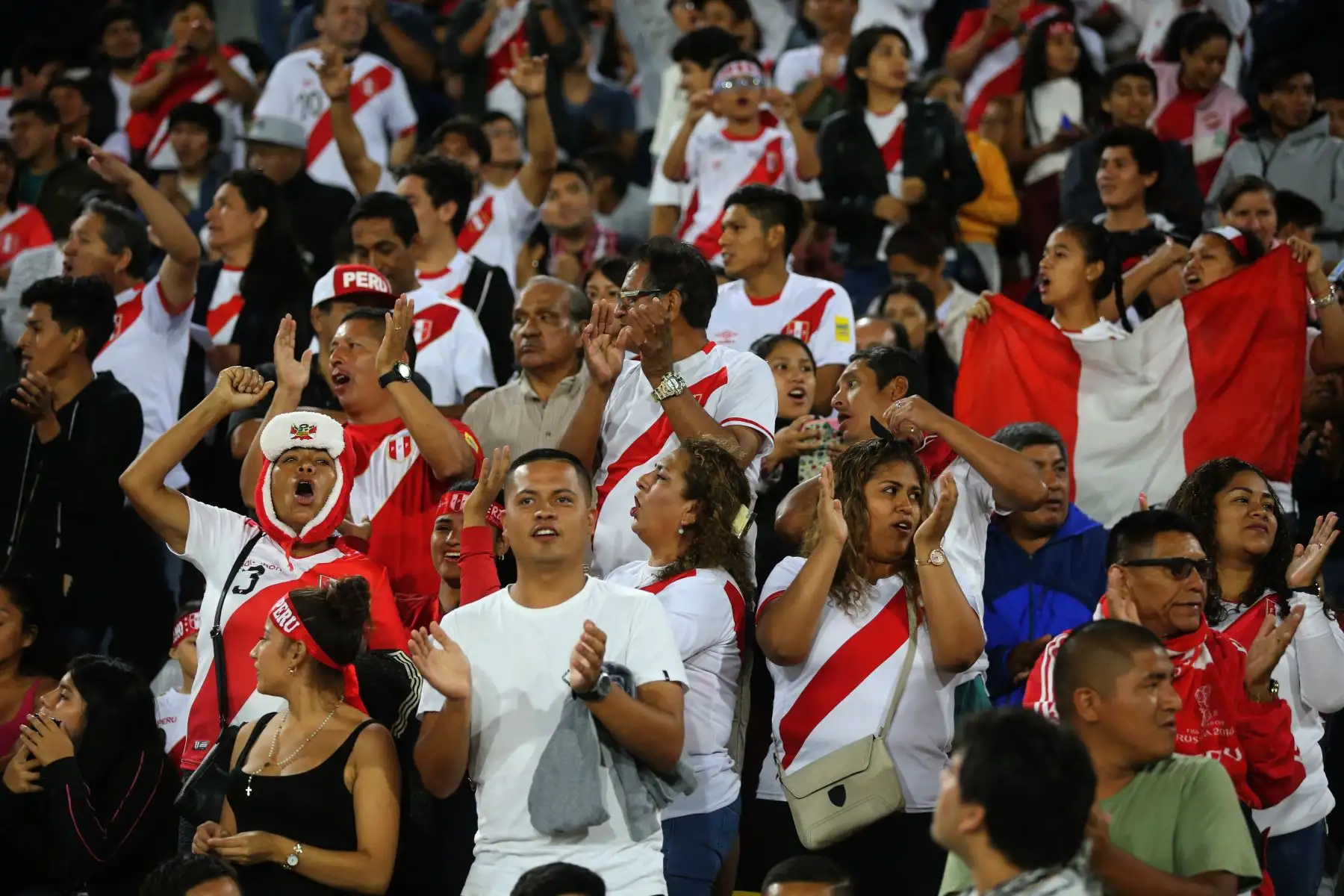 Perú vs. Argentina disputan  en el estadio UNMSM en la final del Sudamericano Sub 17. Foto: ANDINA/Jhony Laurente
