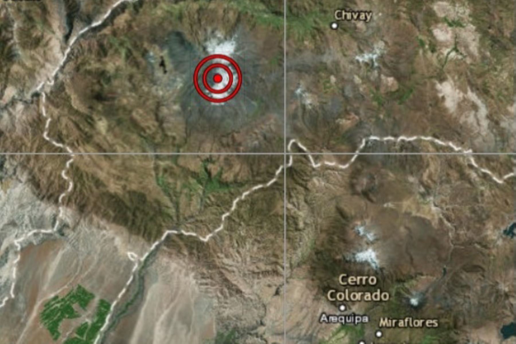 Sierra de Arequipa fue remecida por sismo de magnitud 3.6