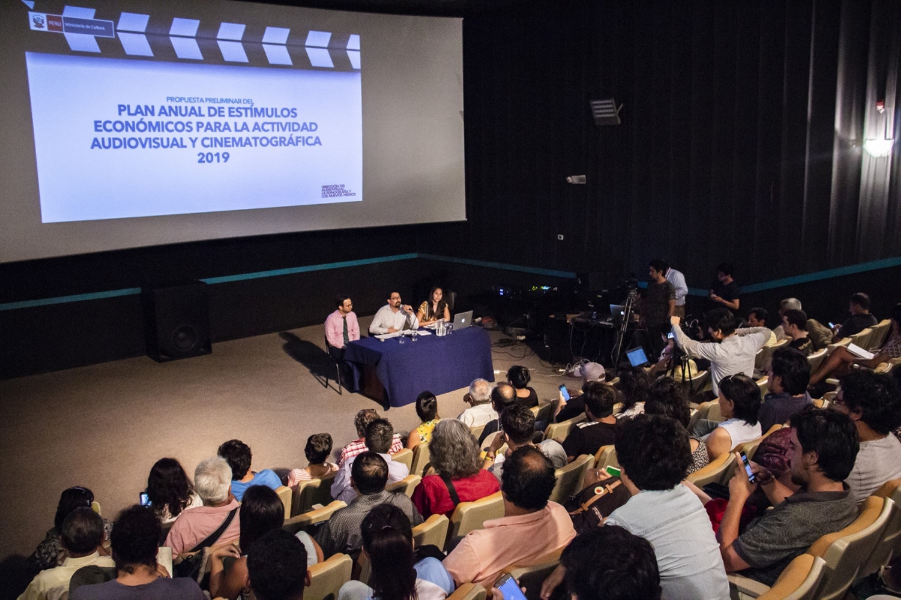 Ministerio de Cultura informará sobre estímulos para la actividad audiovisual y cinematográfica en Tacna y Moquegua. ANDINA/Difusión