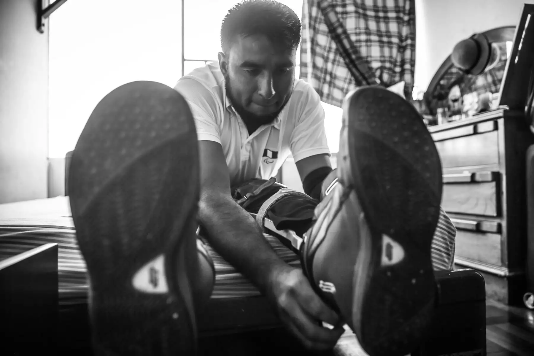 Entrena todos los días en las intalaciones de la Videna y, por ello, se moviliza en un auto particular para poder llegar a sus entrenamientos. Foto: ANDINA/Luis Iparraguirre