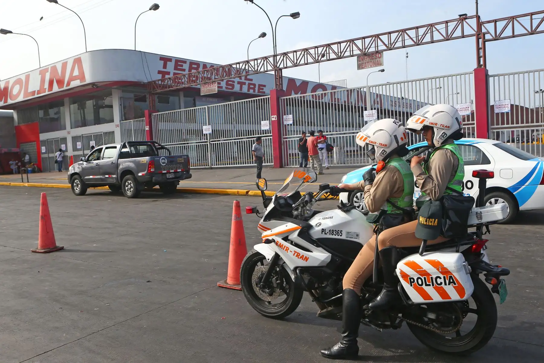 Clausuran durante 3 días terminal Yerbateros por falta de seguridad. Foto: ANDINA/Héctor Vinces