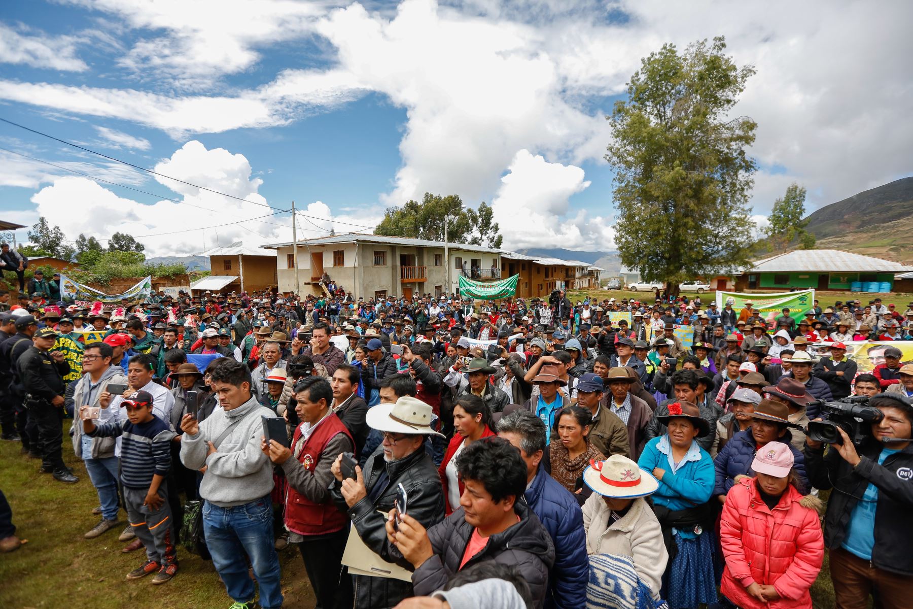 Presidente Vizcarra inaugura el Sistema de Riego del Canal Gontapachan en el Centro Poblado Rural Santa Clara, en la provincia de Siguas (Áncash) Foto: ANDINA/Prensa Presidencia