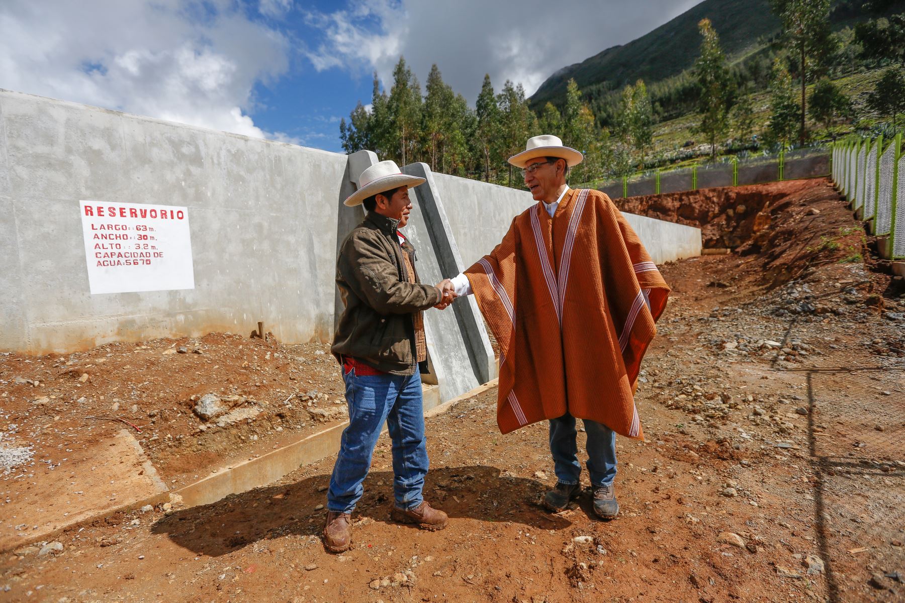 Presidente Vizcarra inaugura el Sistema de Riego del Canal Gontapachan en el Centro Poblado Rural Santa Clara, en la provincia de Siguas (Áncash) Foto: ANDINA/Prensa Presidencia