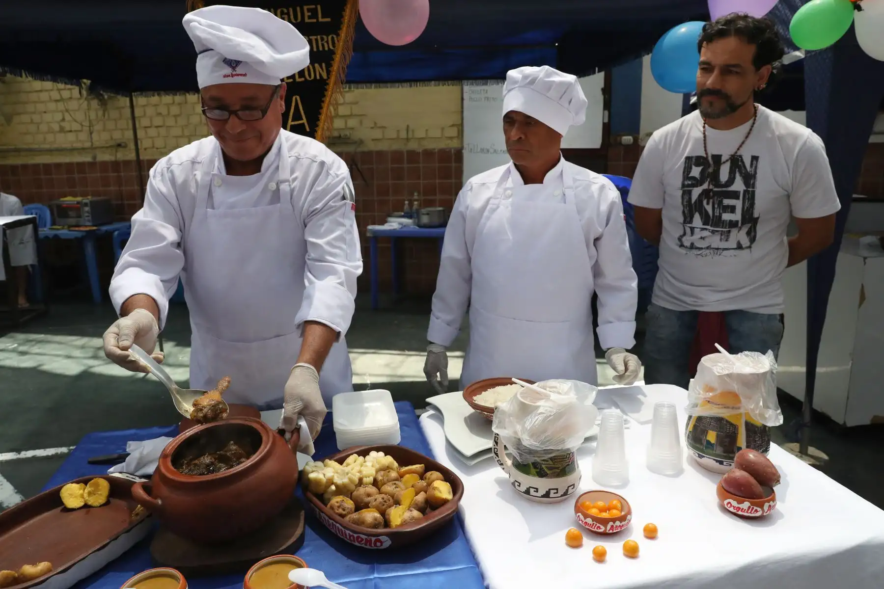 El pabellón 1A es un lugar privilegiado, pues allí se reúnen los mejores cocineros del penal. Foto: ANDINA/Melina Mejía