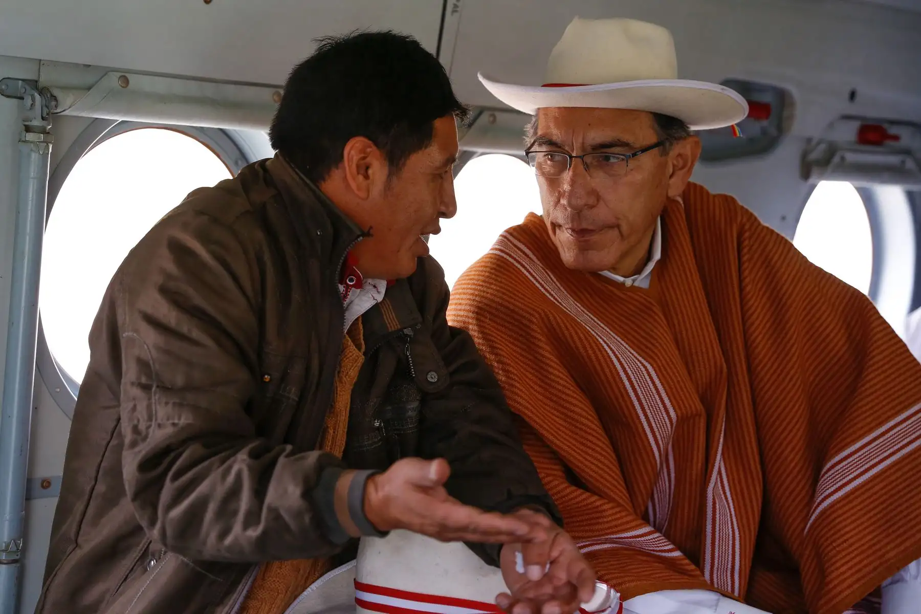 Jefe de Estado supervisa el funcionamiento del sistema de riego de La Playa en las comunidades campesinas de Sacsay y Llama, en Huayllabamba (Ancash). Foto:ANDINA/Prensa Presidencia