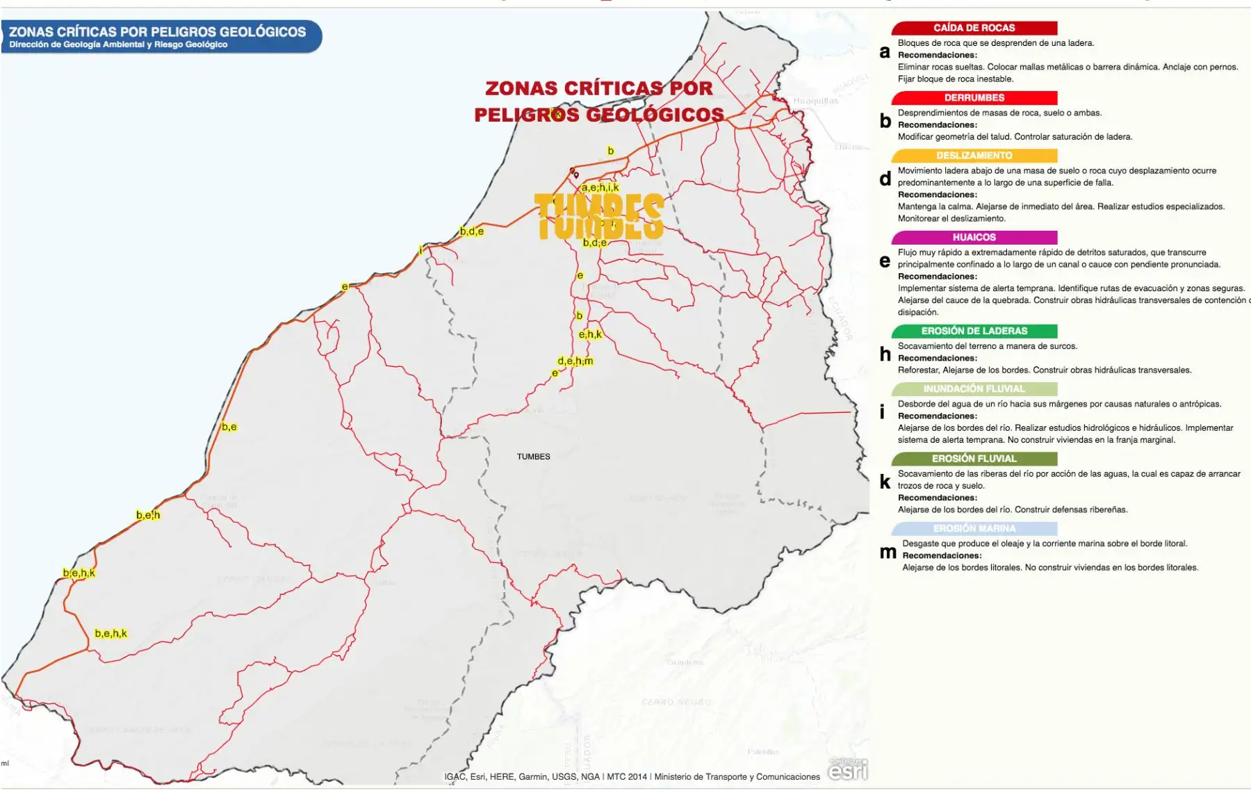EL Ingemmet desarrolla aplicativo para conocer los peligros geológicos en cada uno de los 24 departamentos del país. Foto: ANDINA/Difusión