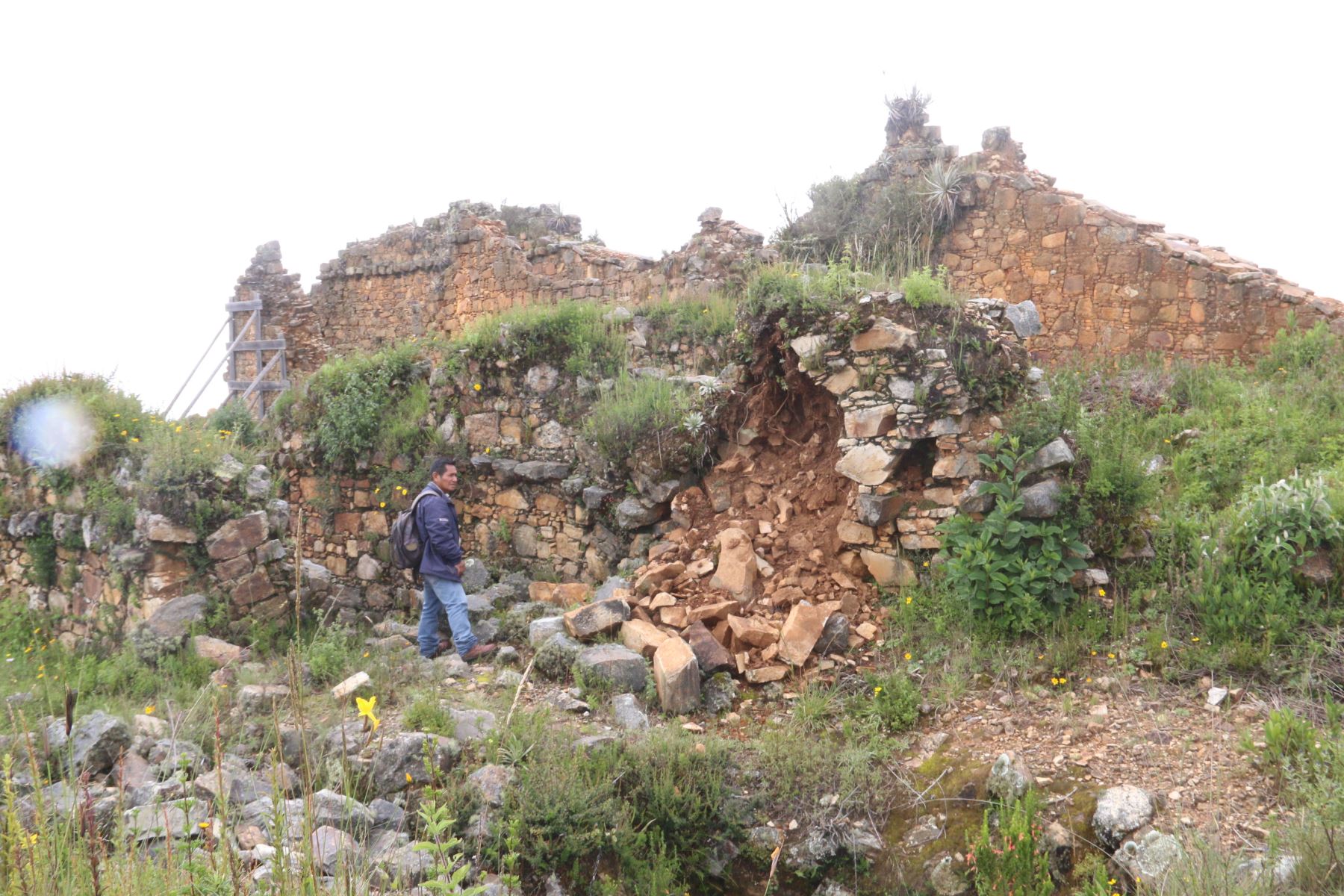 Desconocidos atentan contra el sitio arqueológico Marcahuamachuco, ubicado en La Libertad. ANDINA/Difusión